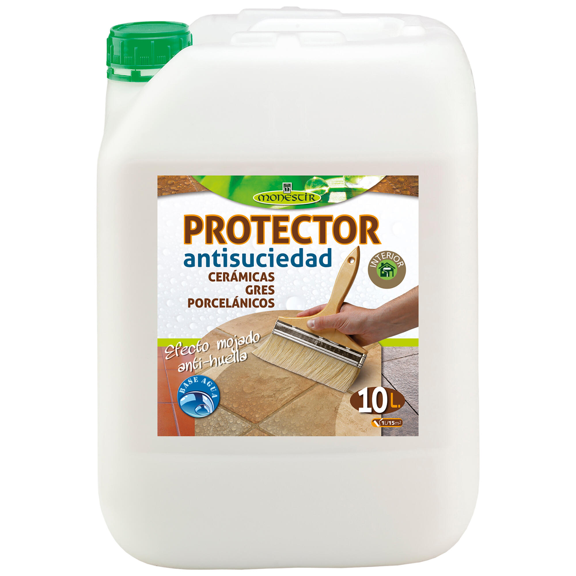 Protector antisuciedad cerámica, grés y porcelánicos monestir 10l