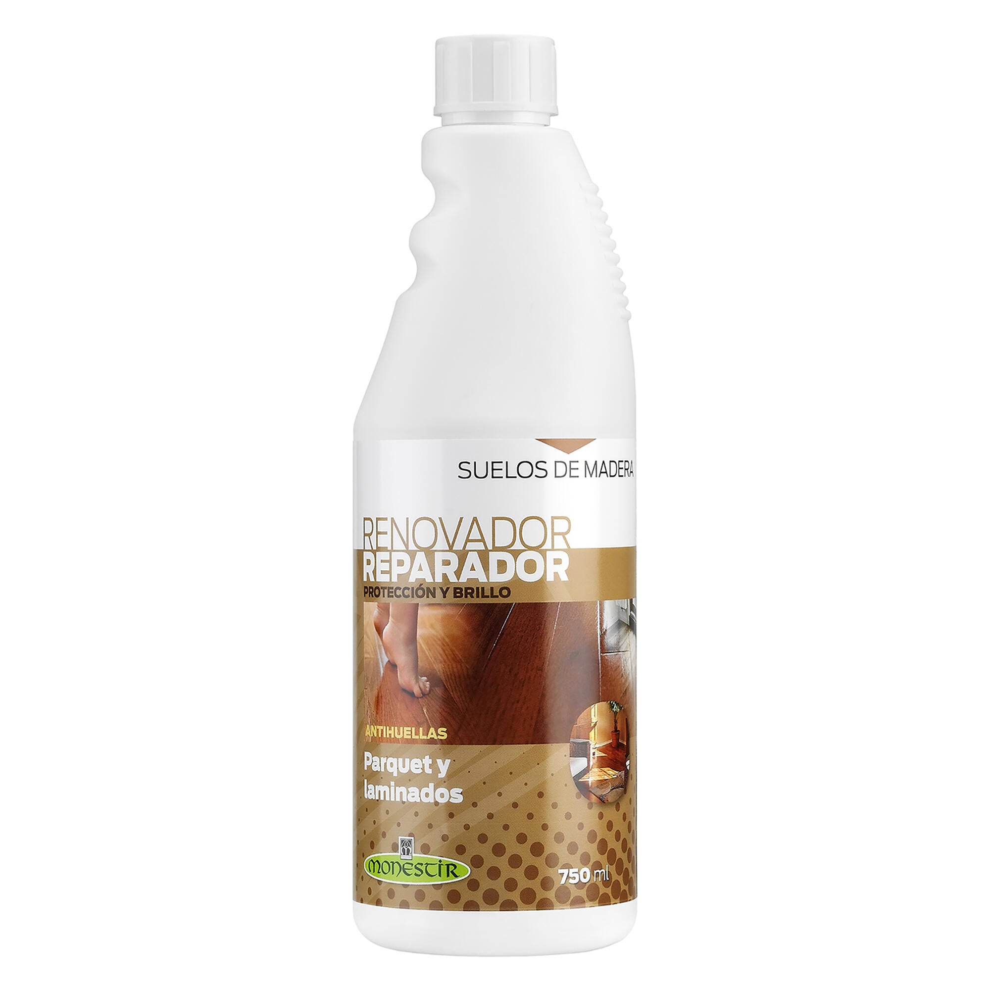 Renovador reparador suelos de parquet, tarima y laminados monestir 750ml