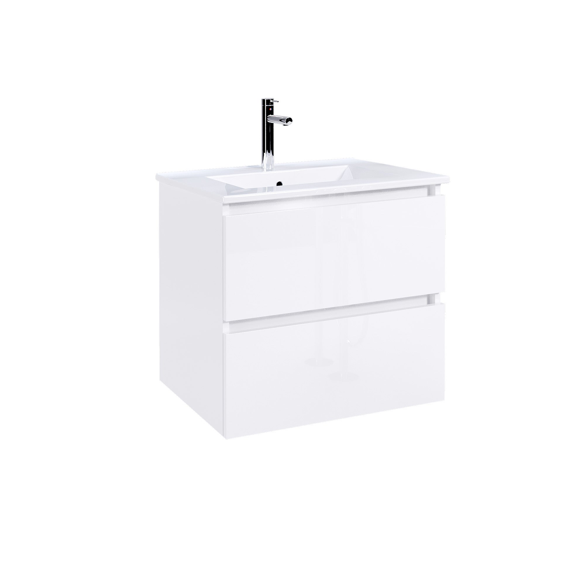 Móvel de casa de banho 2 gavetas 60X45X54 cm branco Aml Play - 3