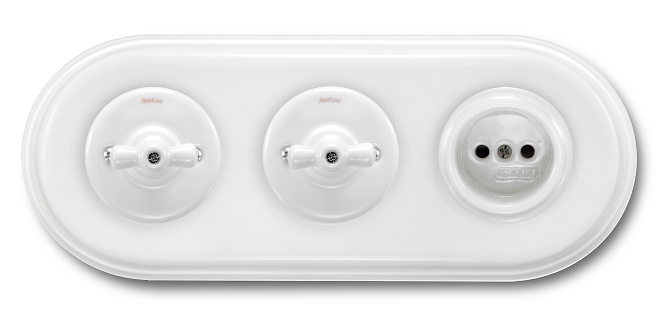 Marco triple fontini garby colonial blanco