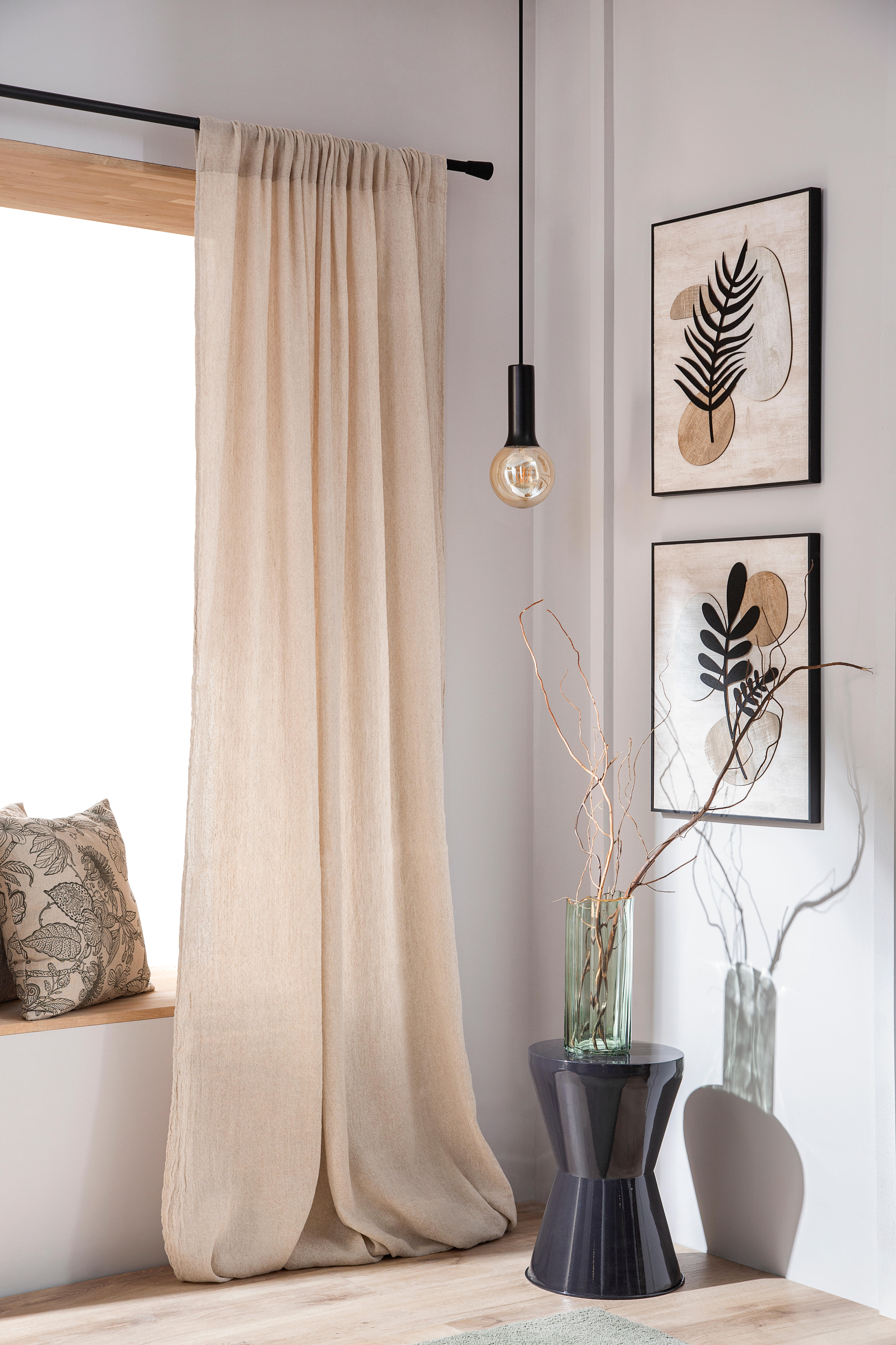 Varão Inspire easyfix metal d20cm 1.50m preto mate - 11