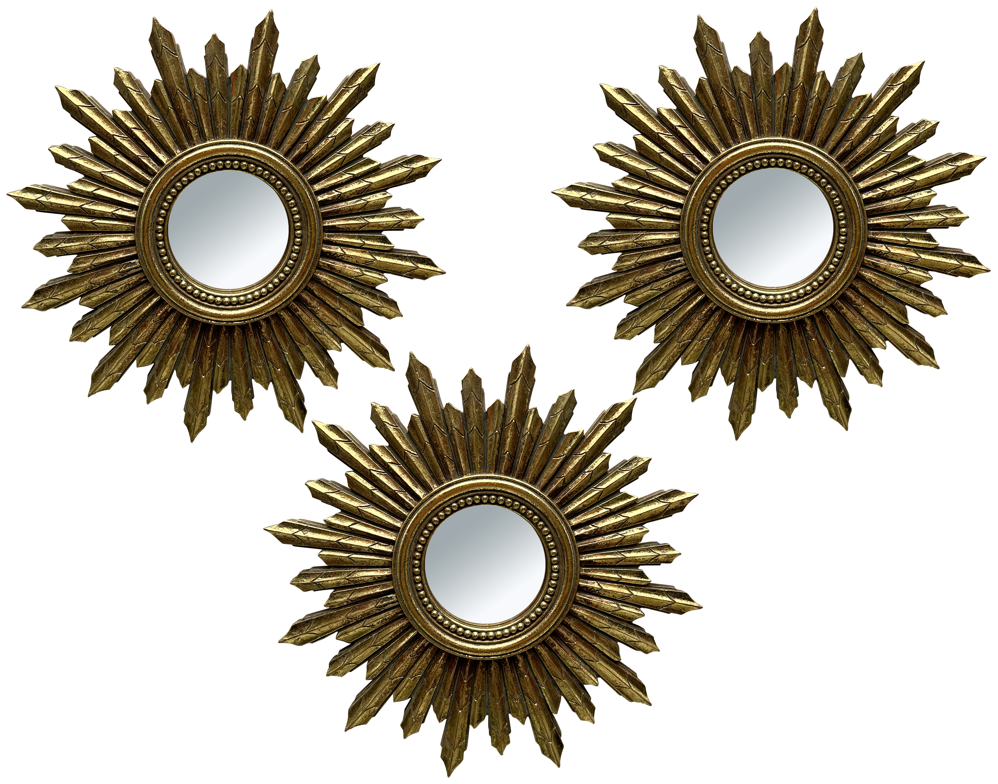 Miroir Baroque En Résine Doré 30x30 Cm - Neuf Avec étiquettes - Marque CLAYRE & EEF