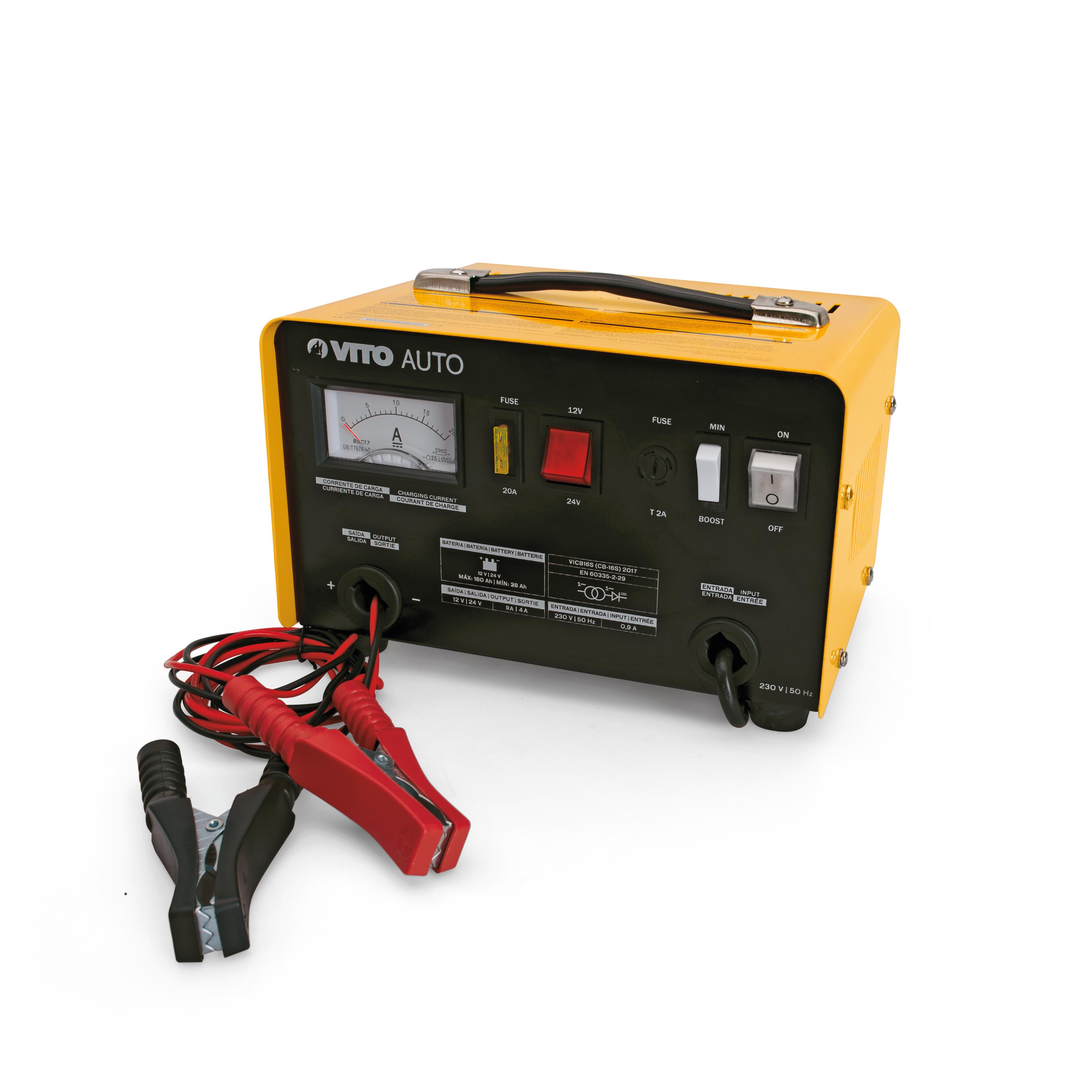 Cargador de batería de 12a de potencia