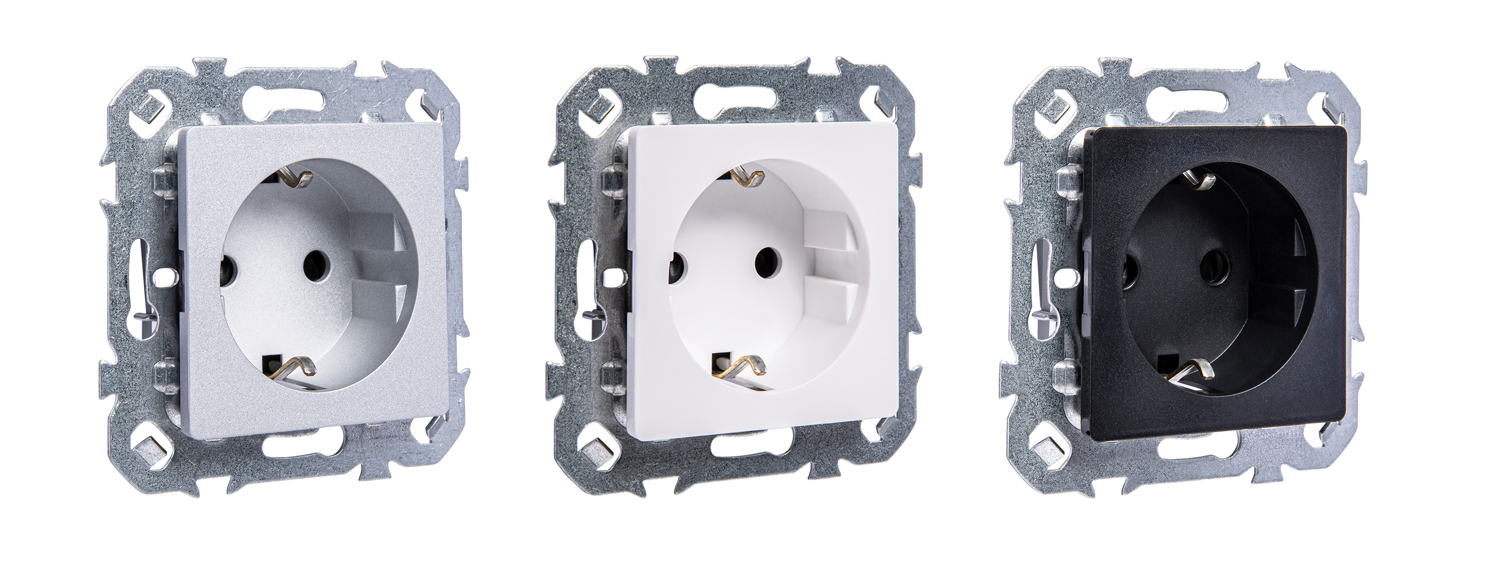 Pack reforma interruptores y enchufes para vivienda 3 habitaciones LUXIA negro - 22