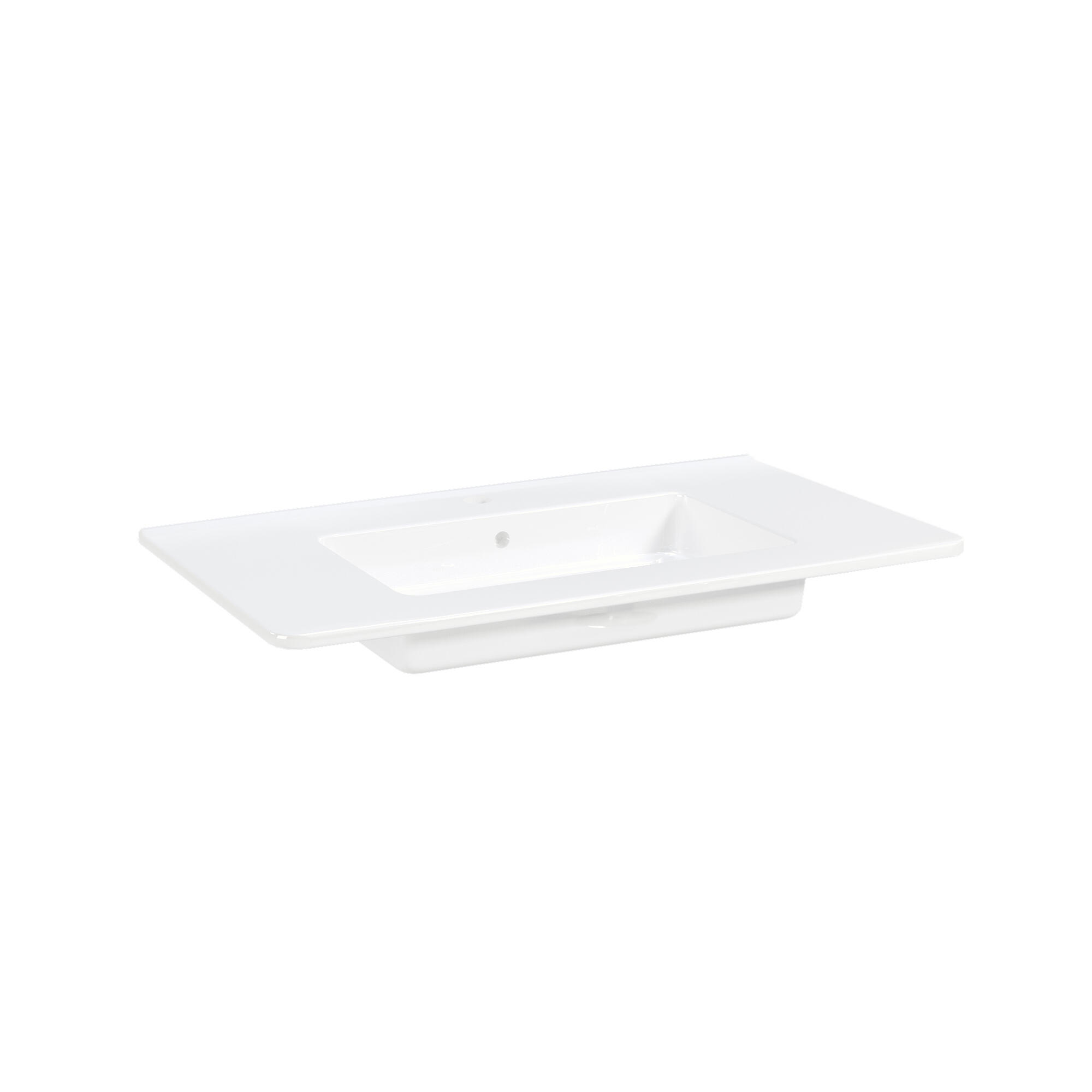 Lavatório 80x46x1,8 cm branco Aml Supra - 6
