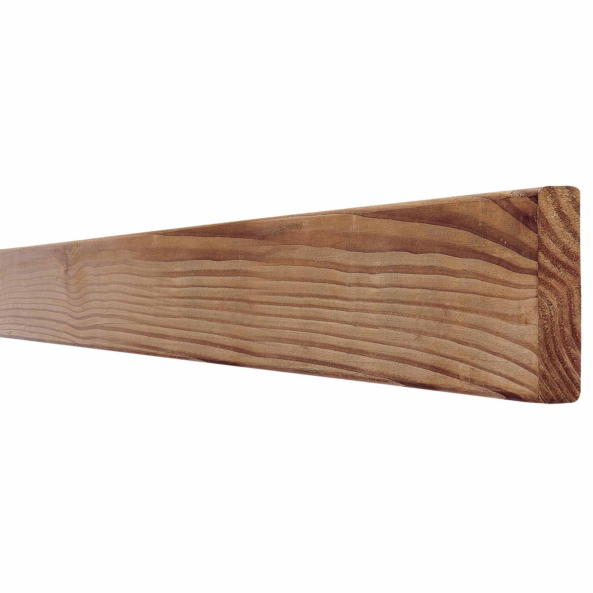 Clin pour bardage claire voie épicéa marron 22x68mm, 3 m - 2