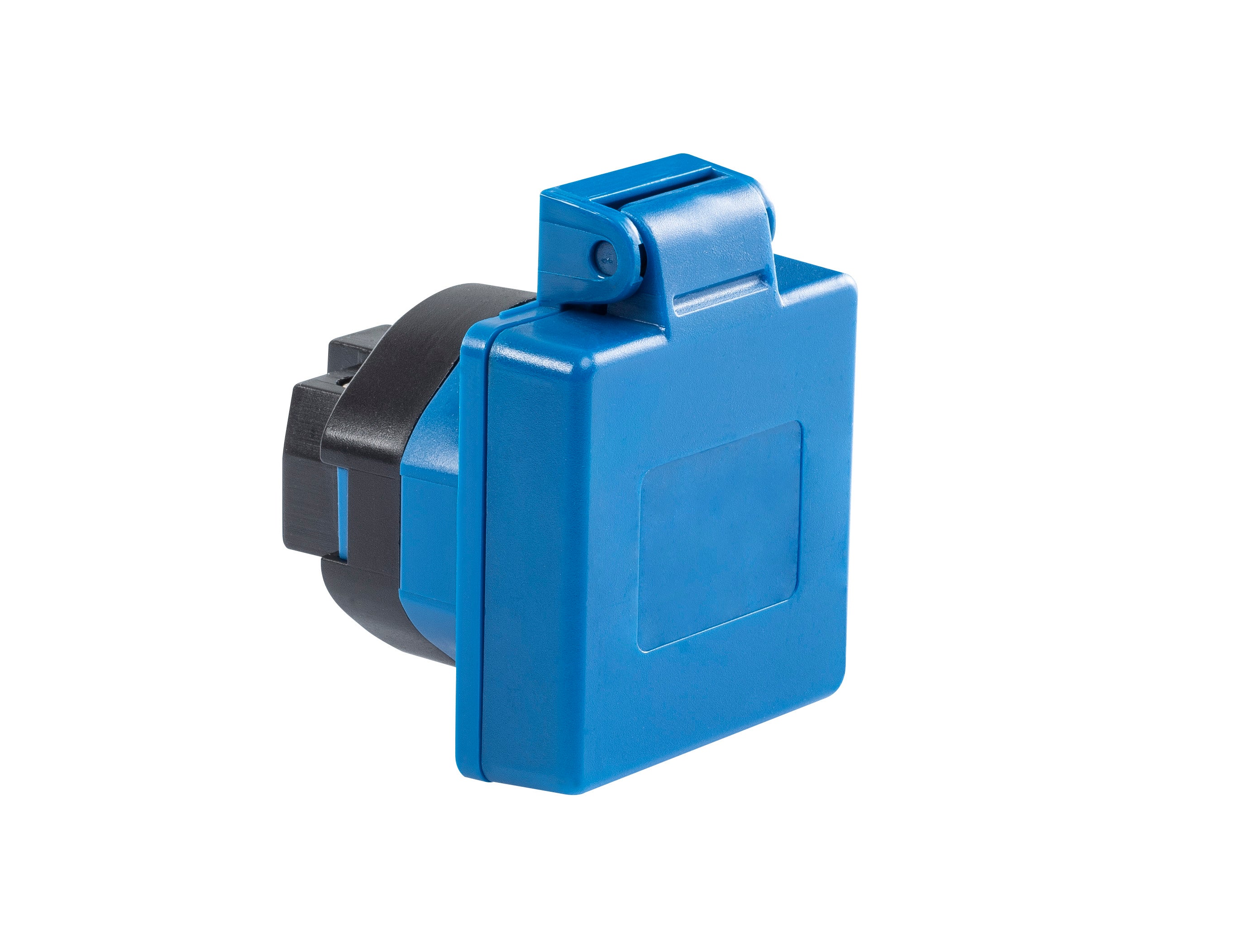 Presa industriale 16A 2P+T 250V blu ROSI - 2