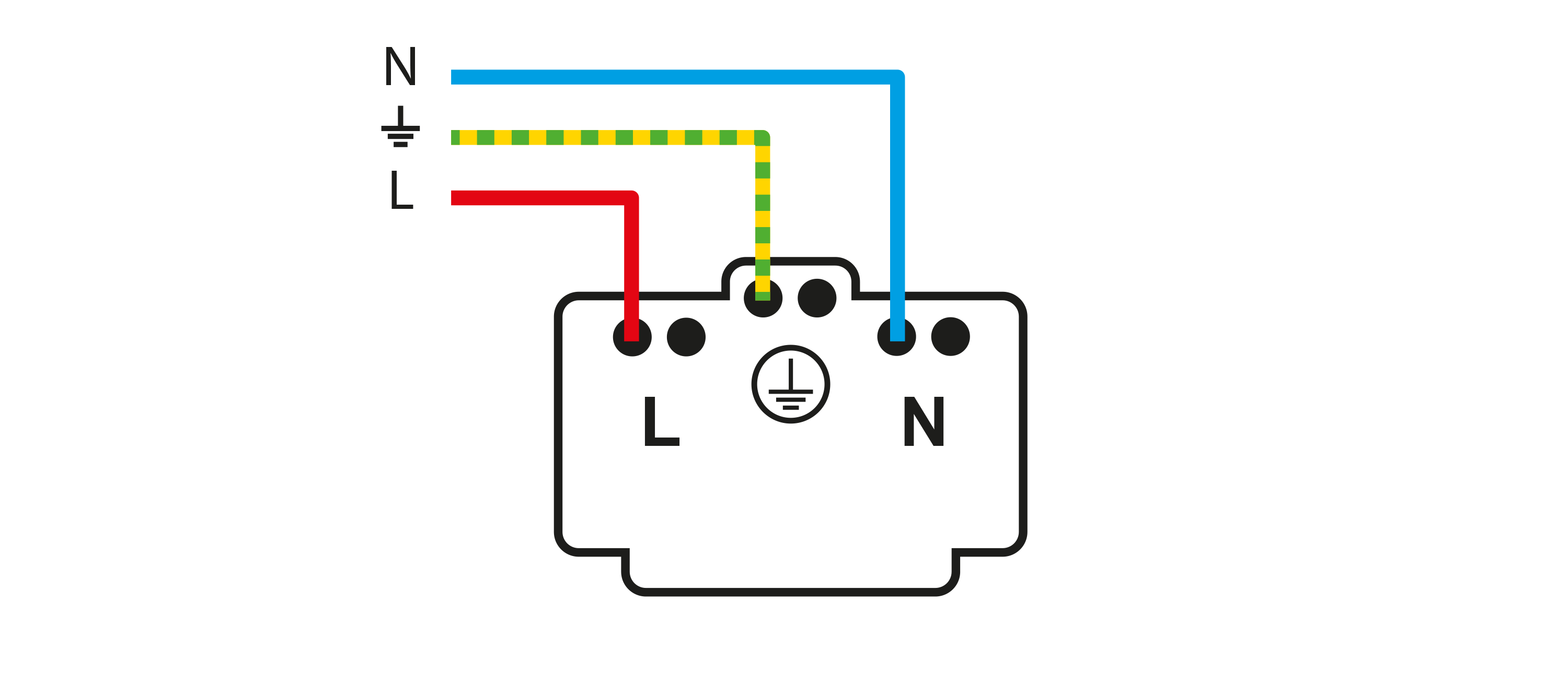Prise avec terre affleurante à assembler Lumia, LEXMAN black - 6