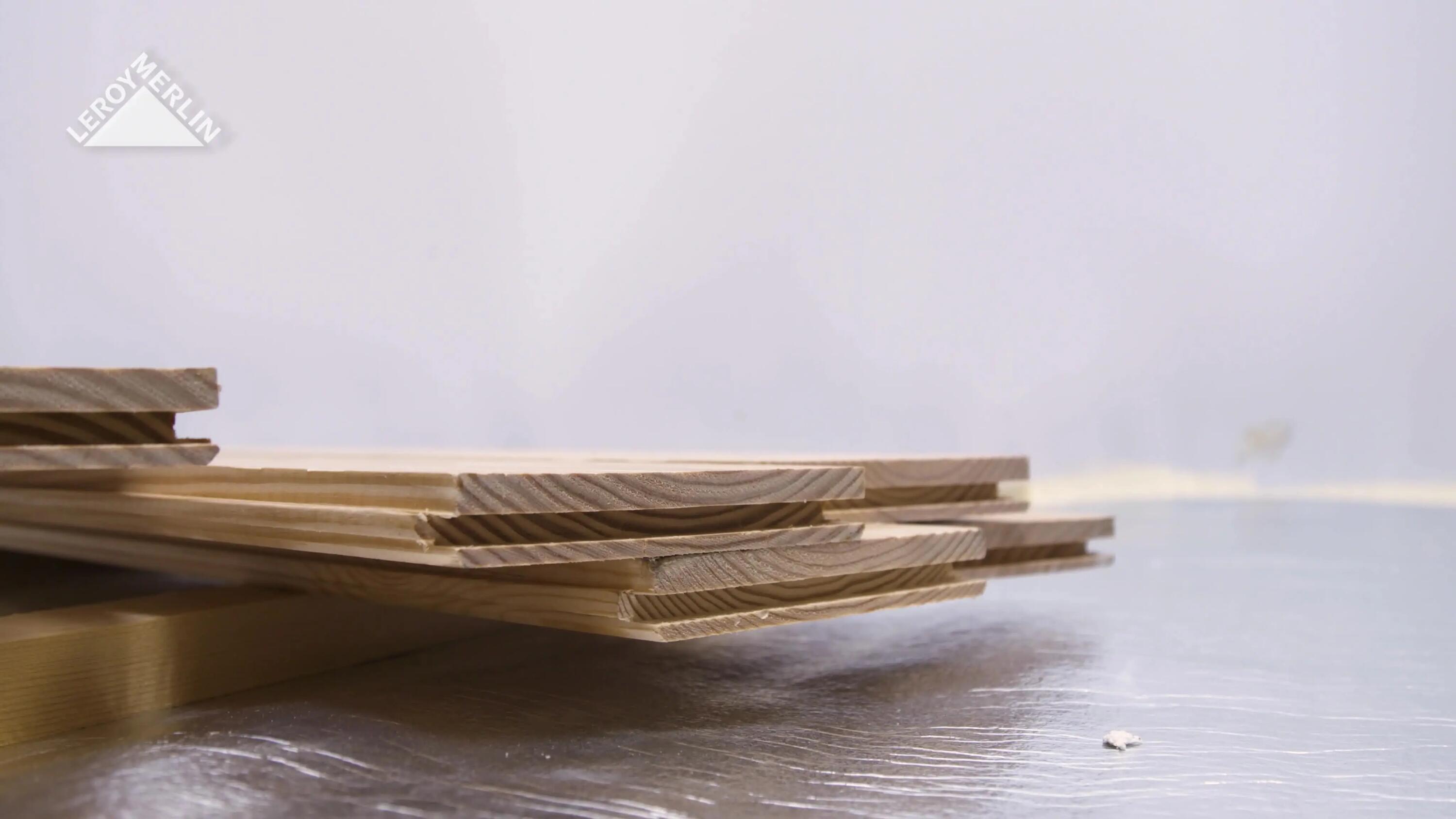 Suelo de madera    natural cepillado 200x14 cm - 3
