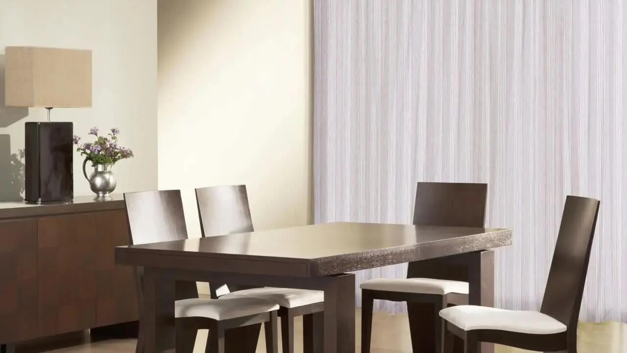 Visillo ollaos Combe poliéster jacquard de 140x270cm rayas lino - 8