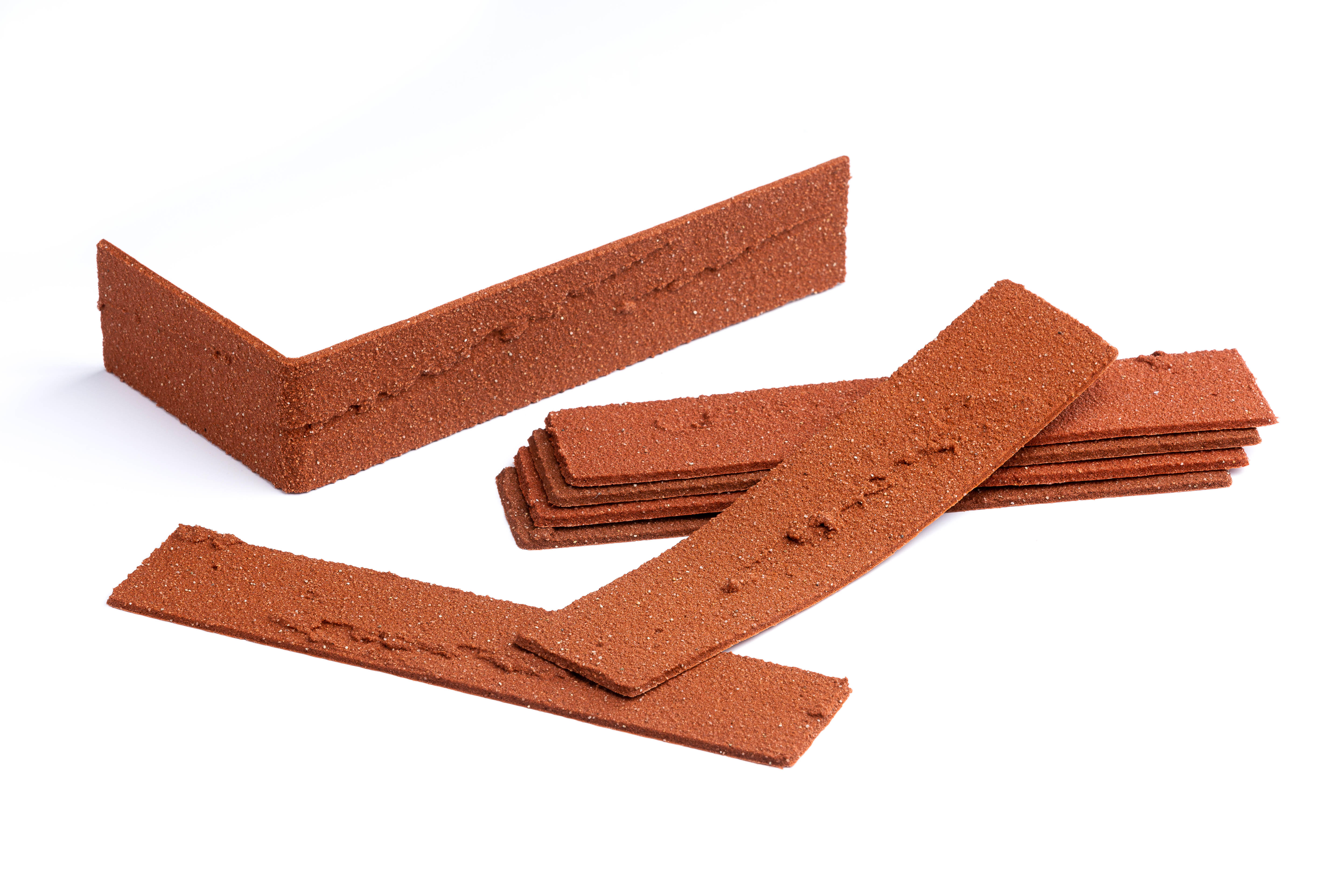 Lot de 24 angles pour plaquette de parement quartz effet brique Elabrick - 3