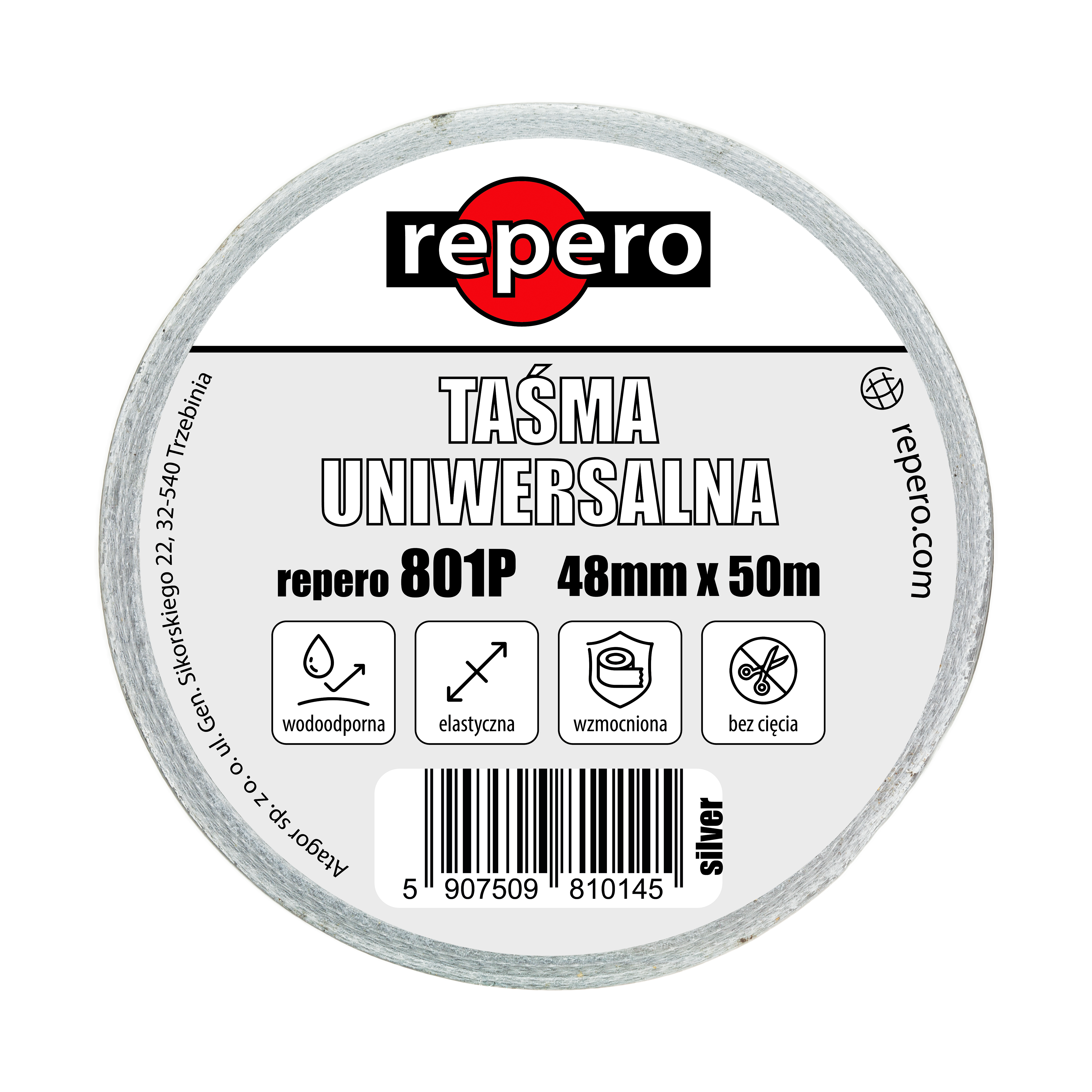 Taśma uniwersalna DUCT 48mm x 50m REPERO