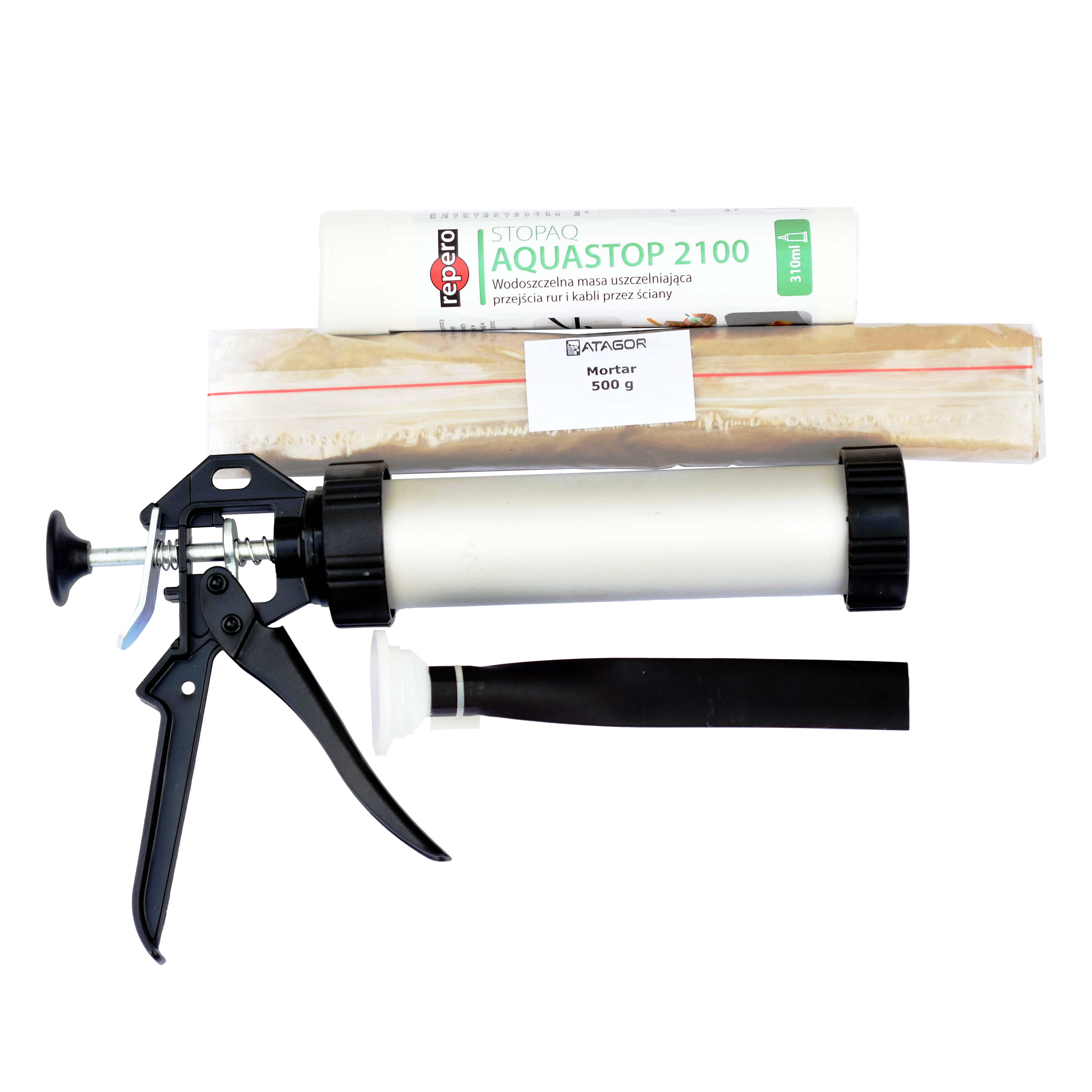 Zestaw do uszczelniania Masa Aquastop 2100® poj. 310ml + Aplikat REPERO