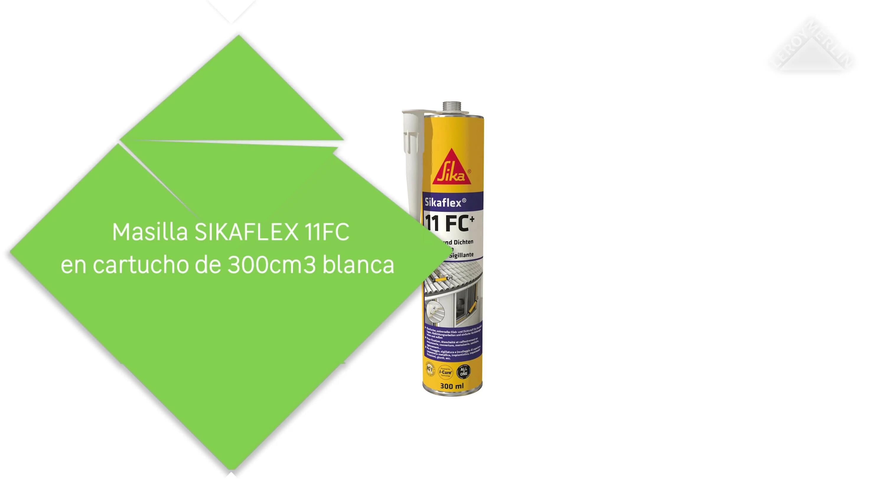 Masilla SIKAFLEX 11FC en cartucho de 300ml blanca - 3