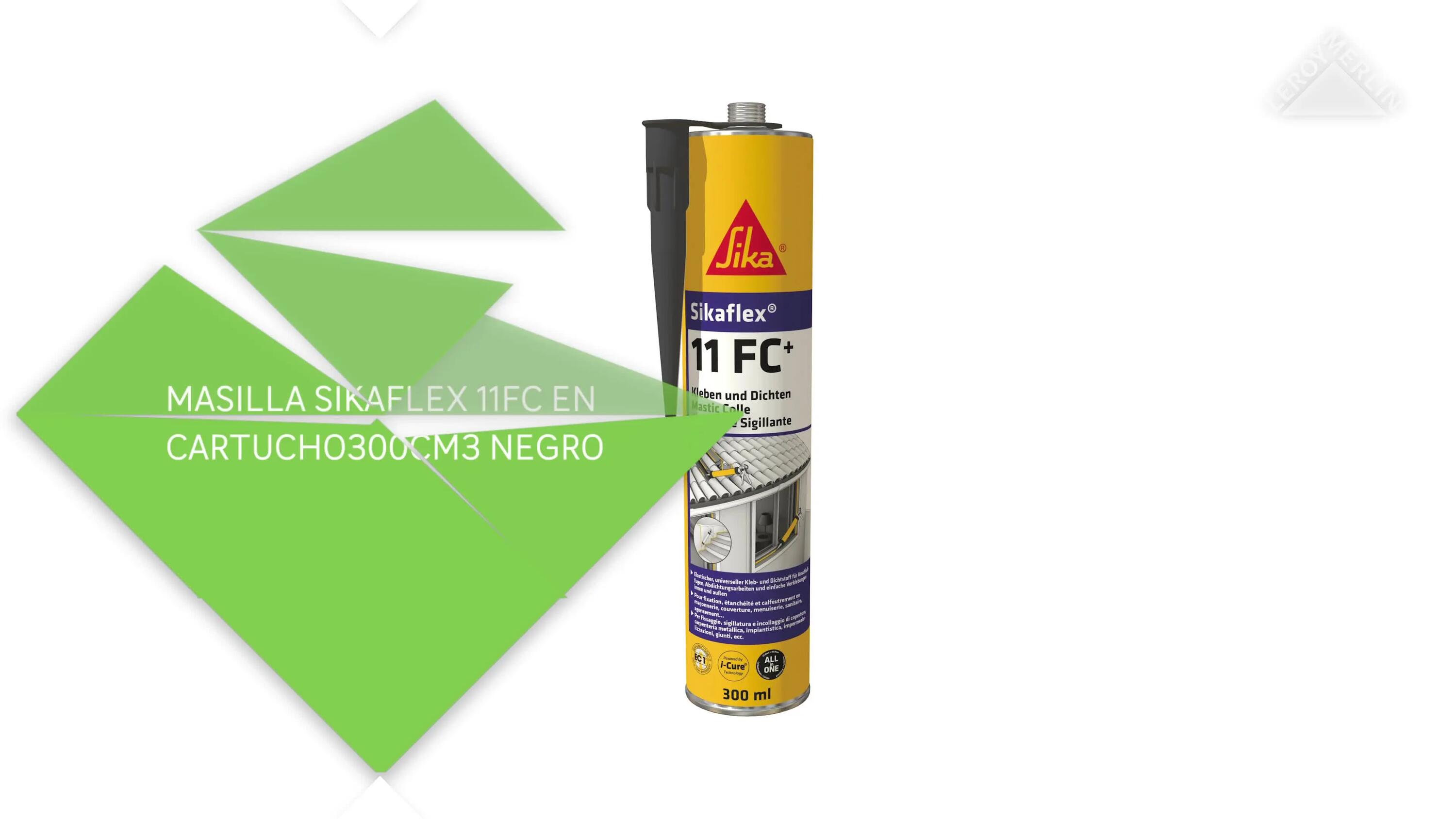 Masilla SIKAFLEX 11FC en cartucho 300cm3 negro - 2