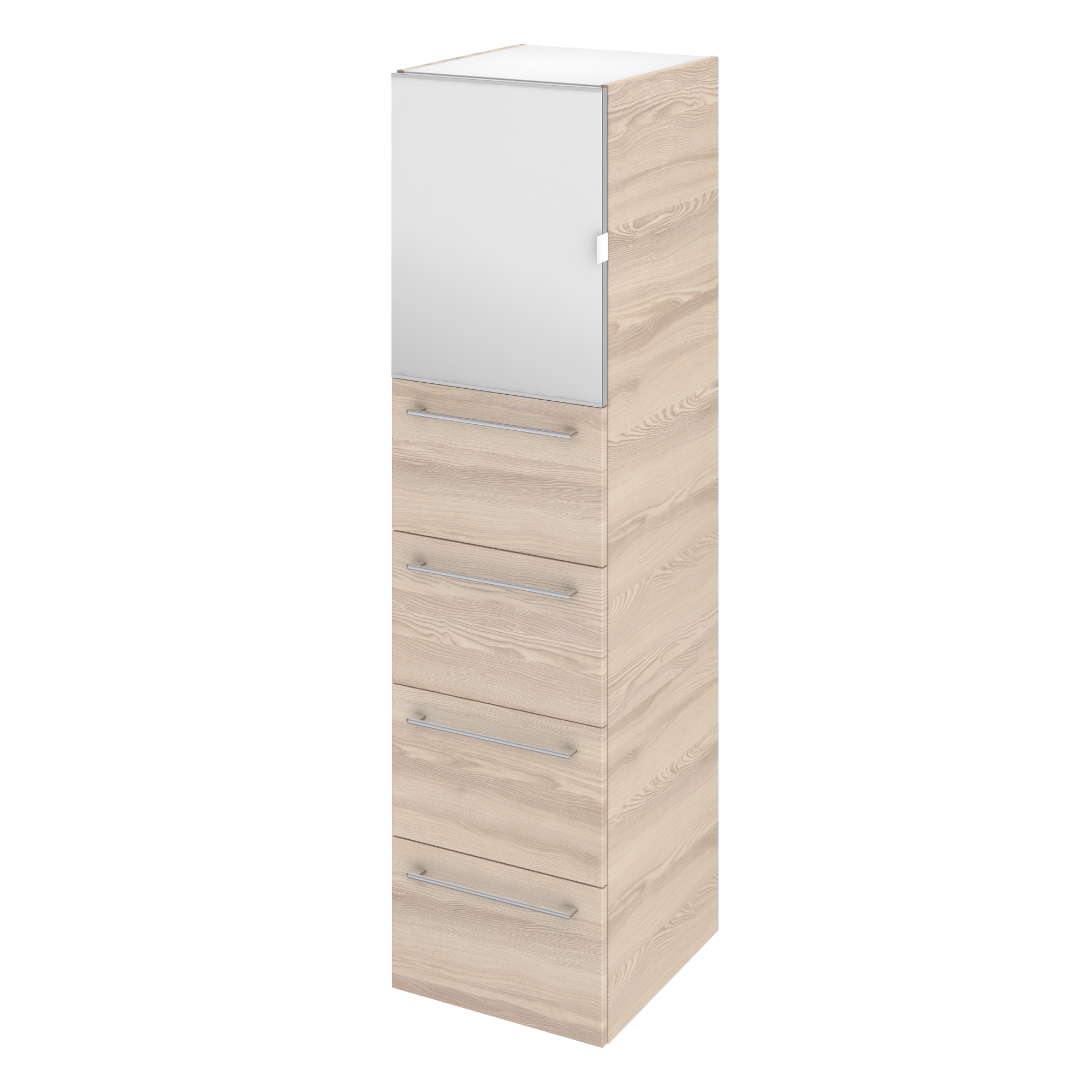 Struttura colonna bagno Remix L 45 x H 173 x P 46 cm - 4