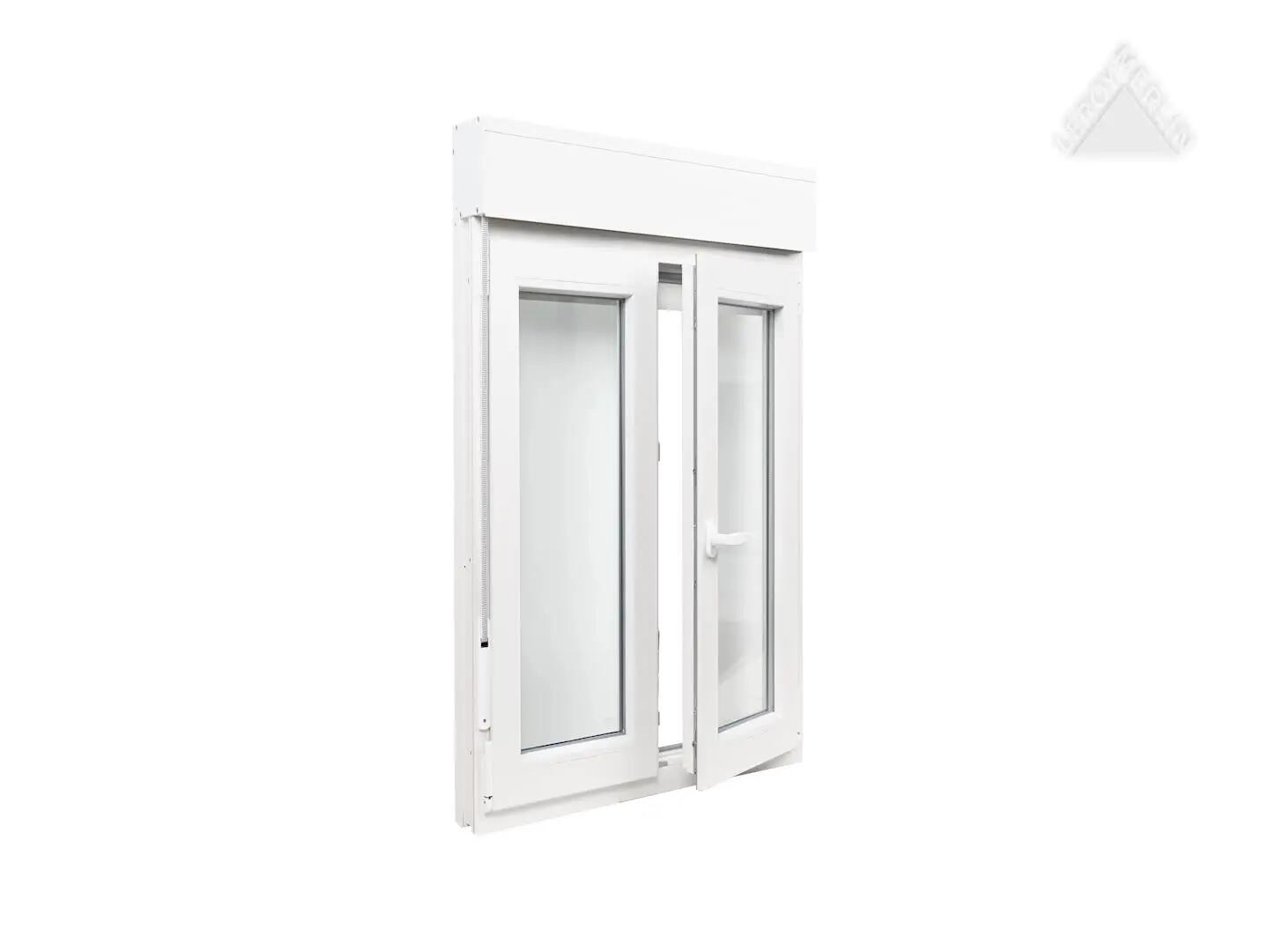 Ventana PVC blanca oscilobatiente con persiana de 120X135 cm - 3