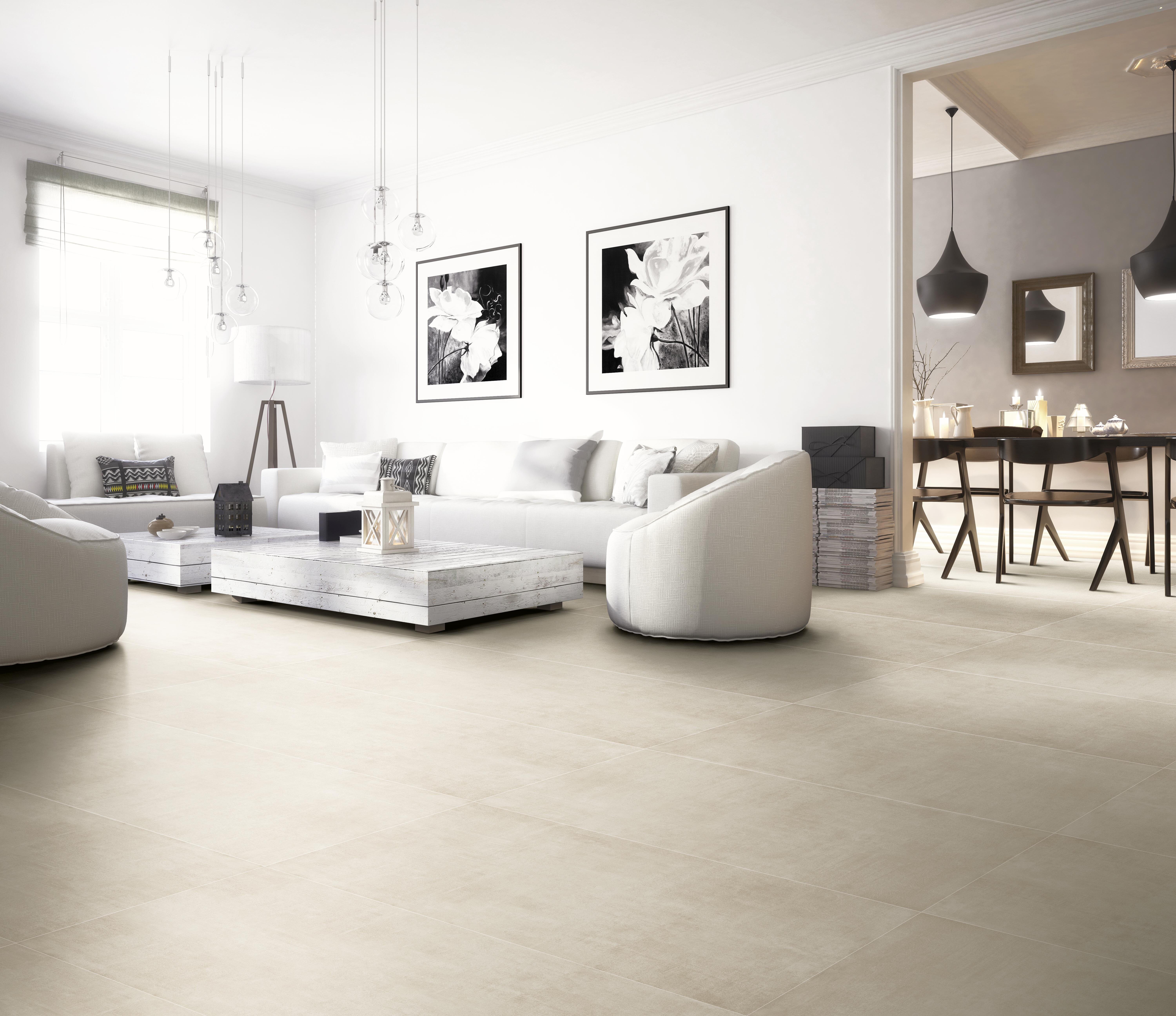Piastrella da pavimento e rivestimento interno in gres porcellanato 60 x 120 cm rettificato beige opaco Evitca R9 traffico molto intenso (pei 5/5) Sp. 9.5 mm 1.44 mq - 2
