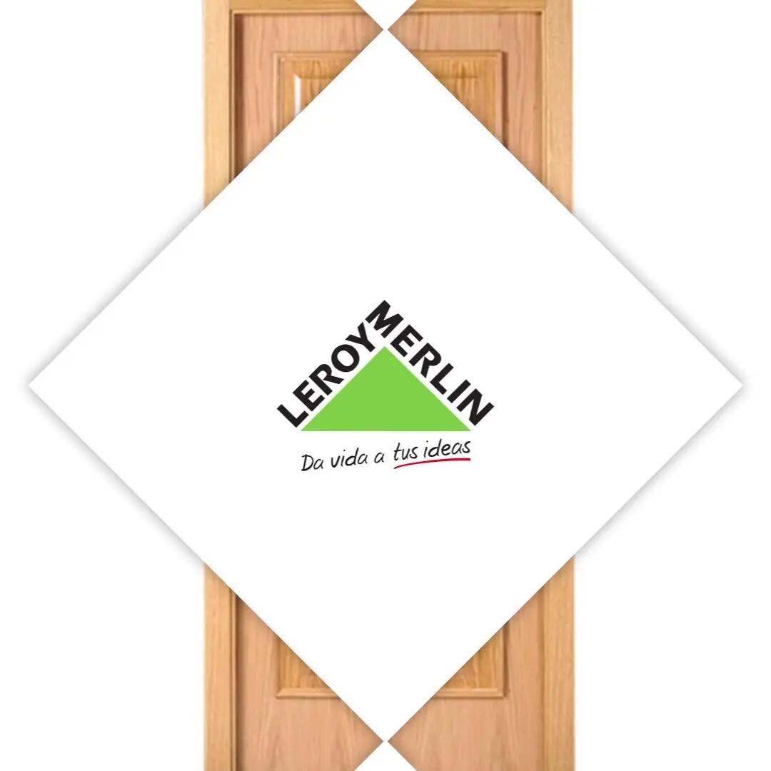Puerta de entrada blindada serie 3P dos cuadros roble / interior liso  blanco apertura izquierda 205x86cm - 15