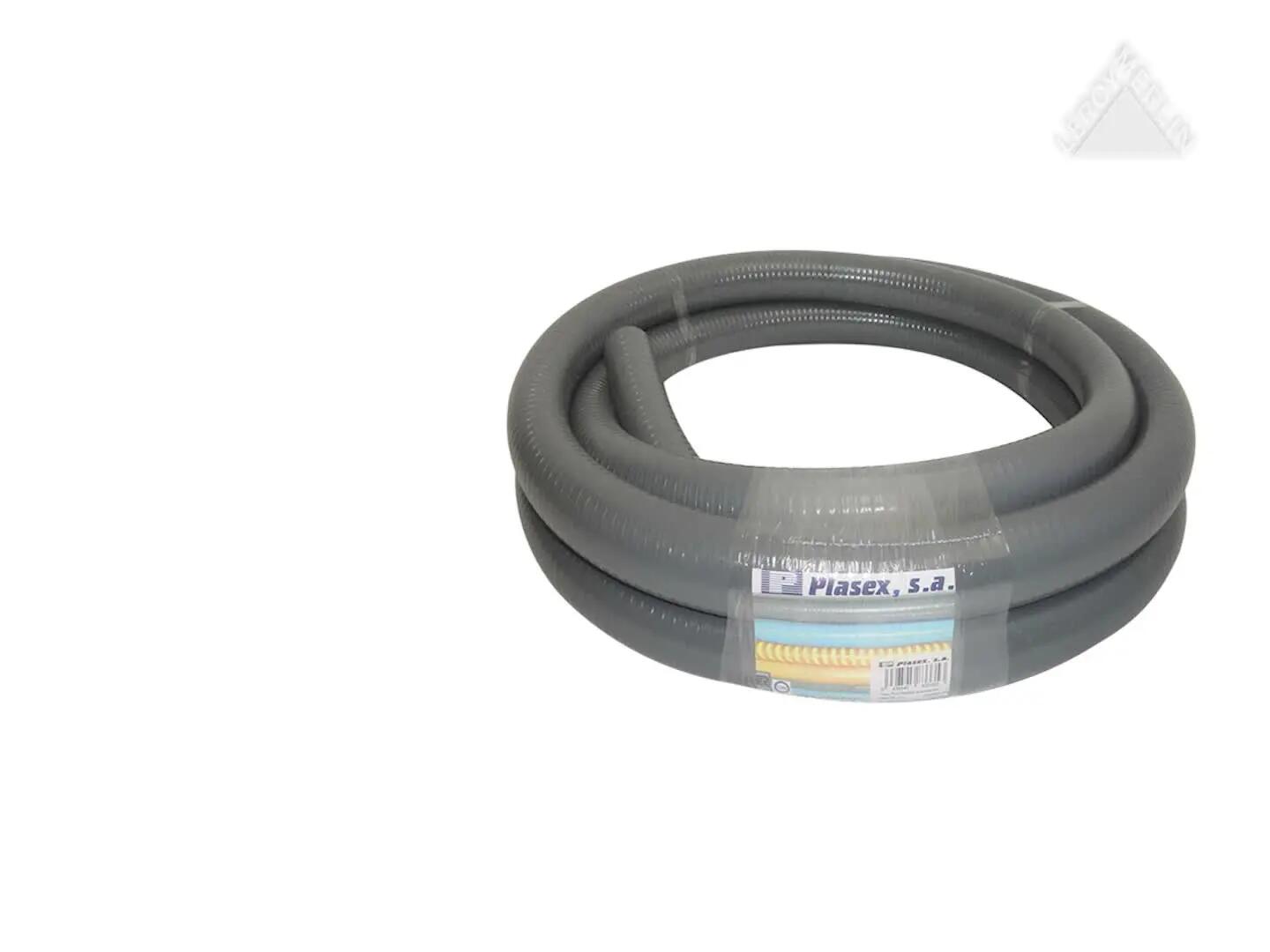 Rollo PVC evacuación flexible 40mm 5M gris - 2