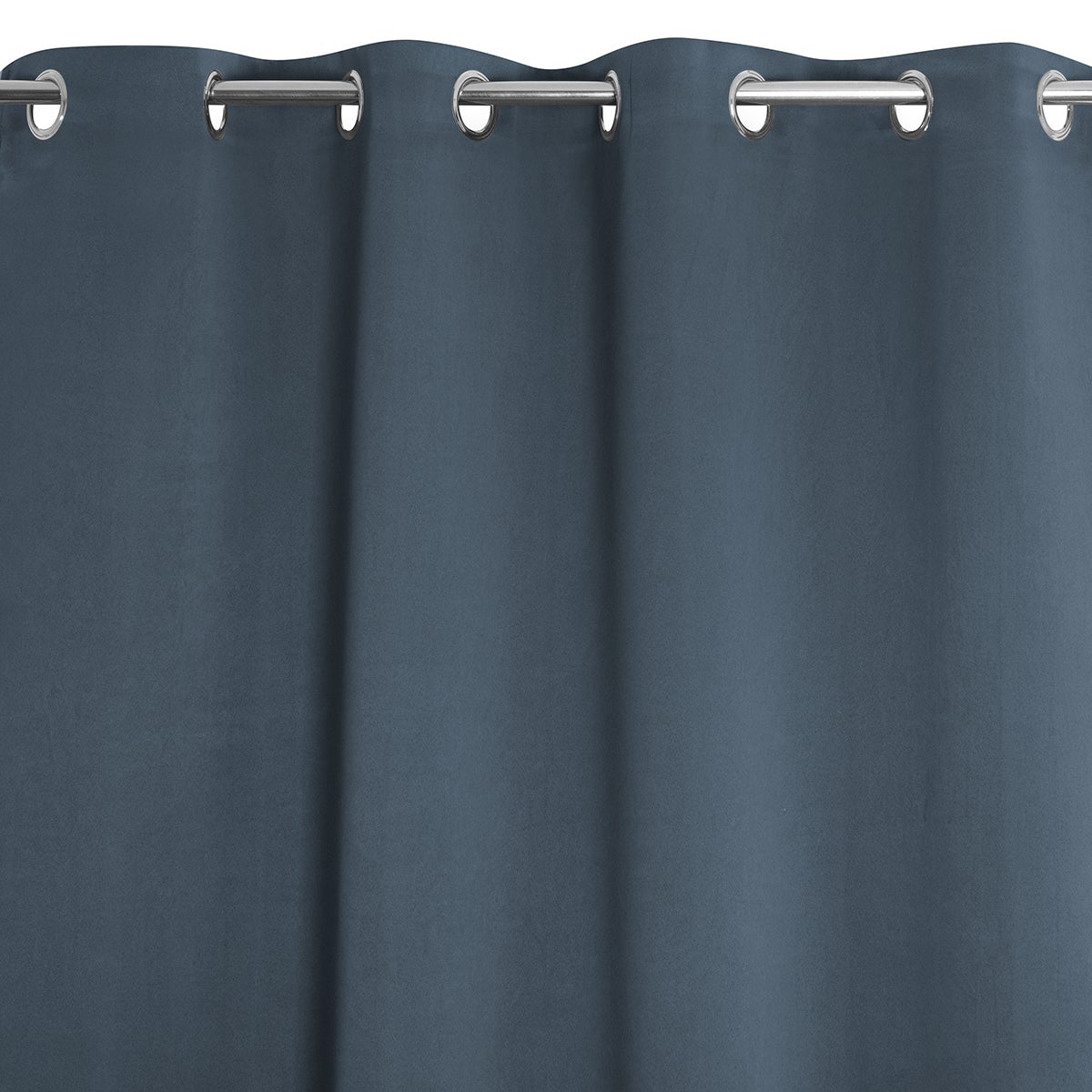 Cortinado ilhós Must ocultante 135x240cm azul marinho - 5