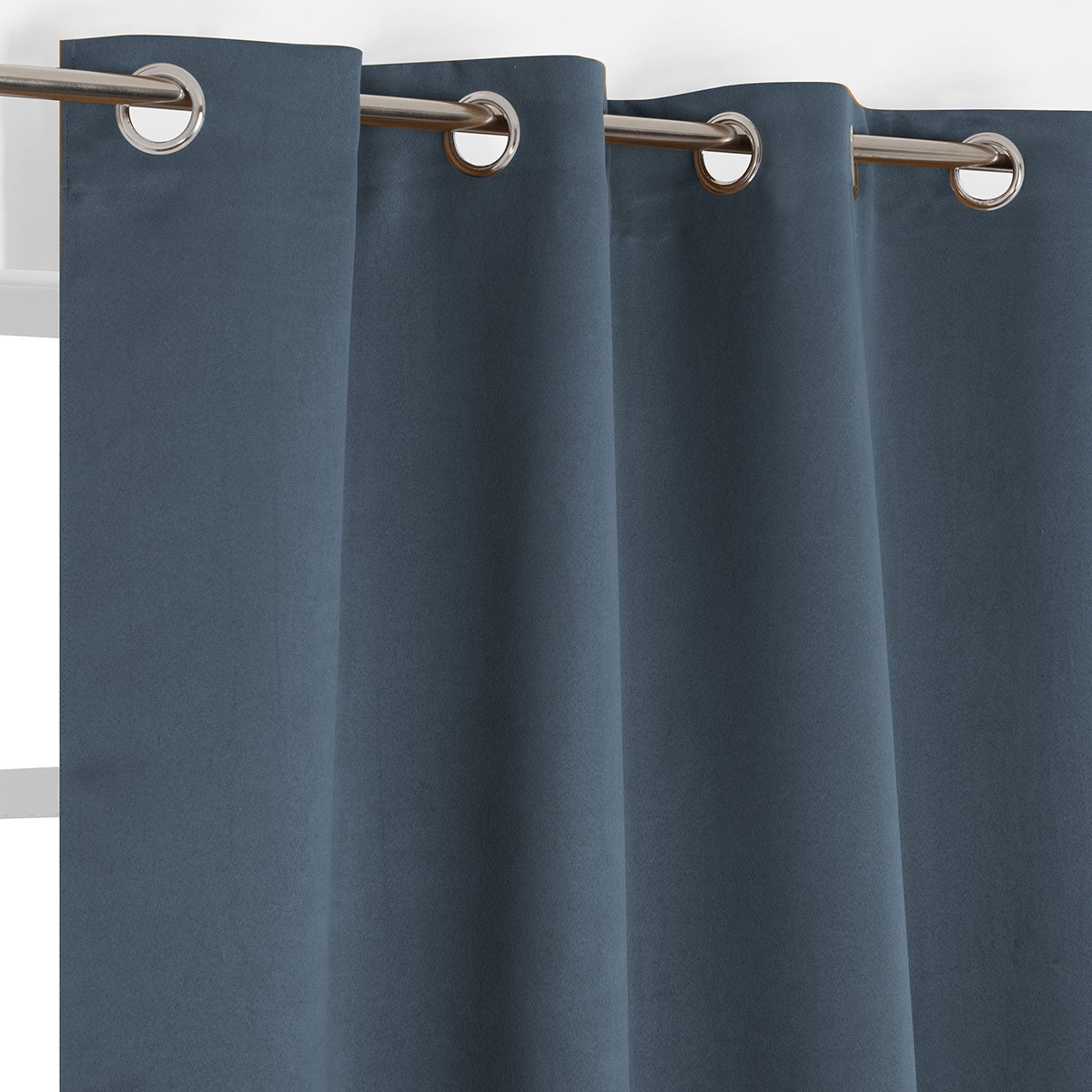 Cortinado ilhós Must ocultante 135x240cm azul marinho - 2