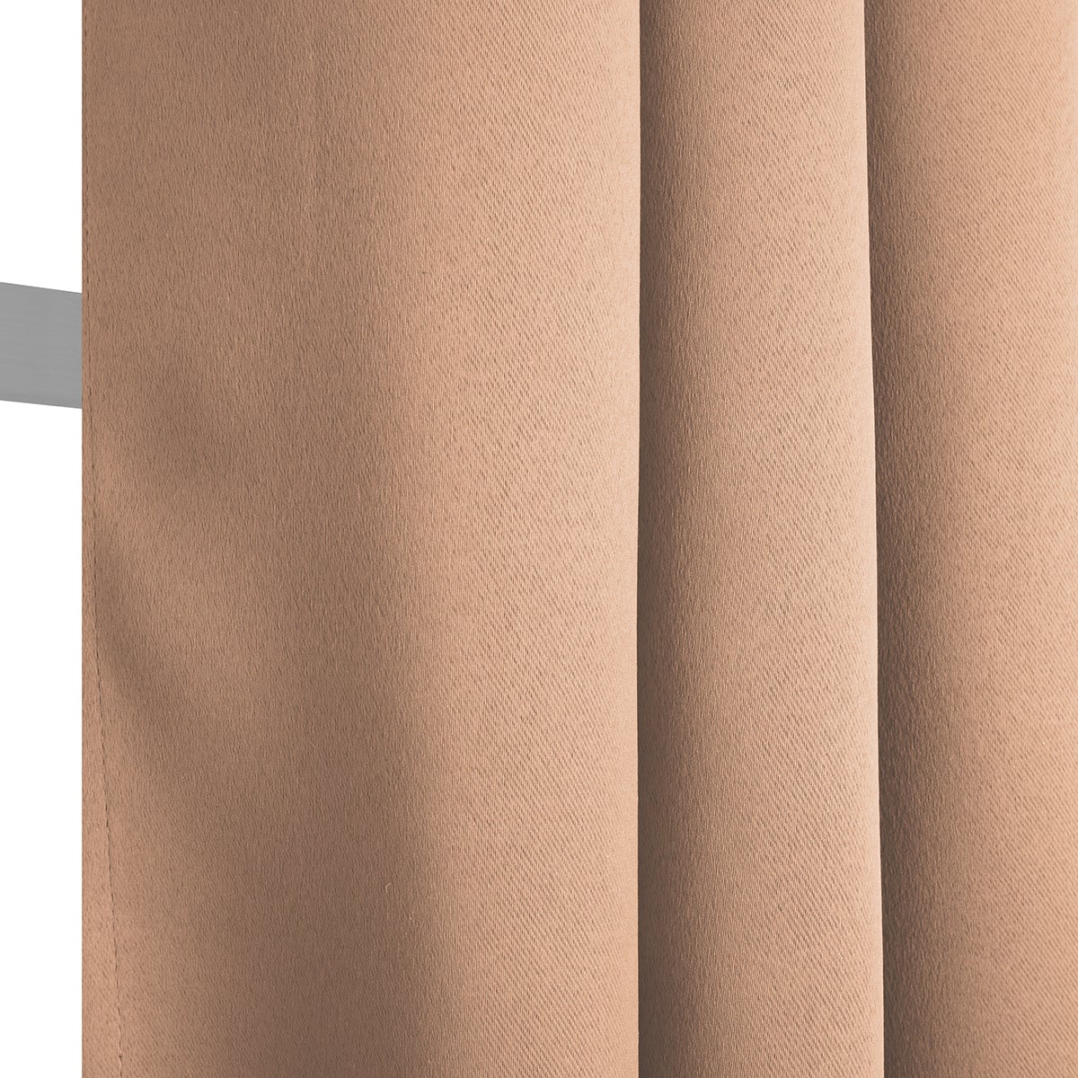 Cortinado ilhós Must ocultante 135x240cm rosa - 4