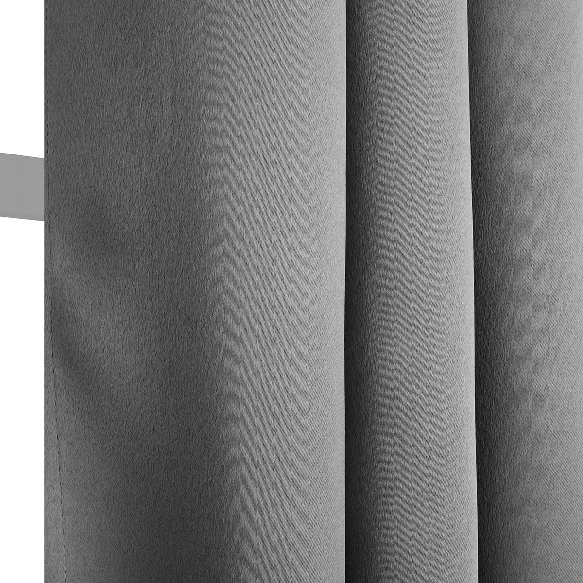 Cortinado ilhós Must ocultante 135x240cm antracite - 5