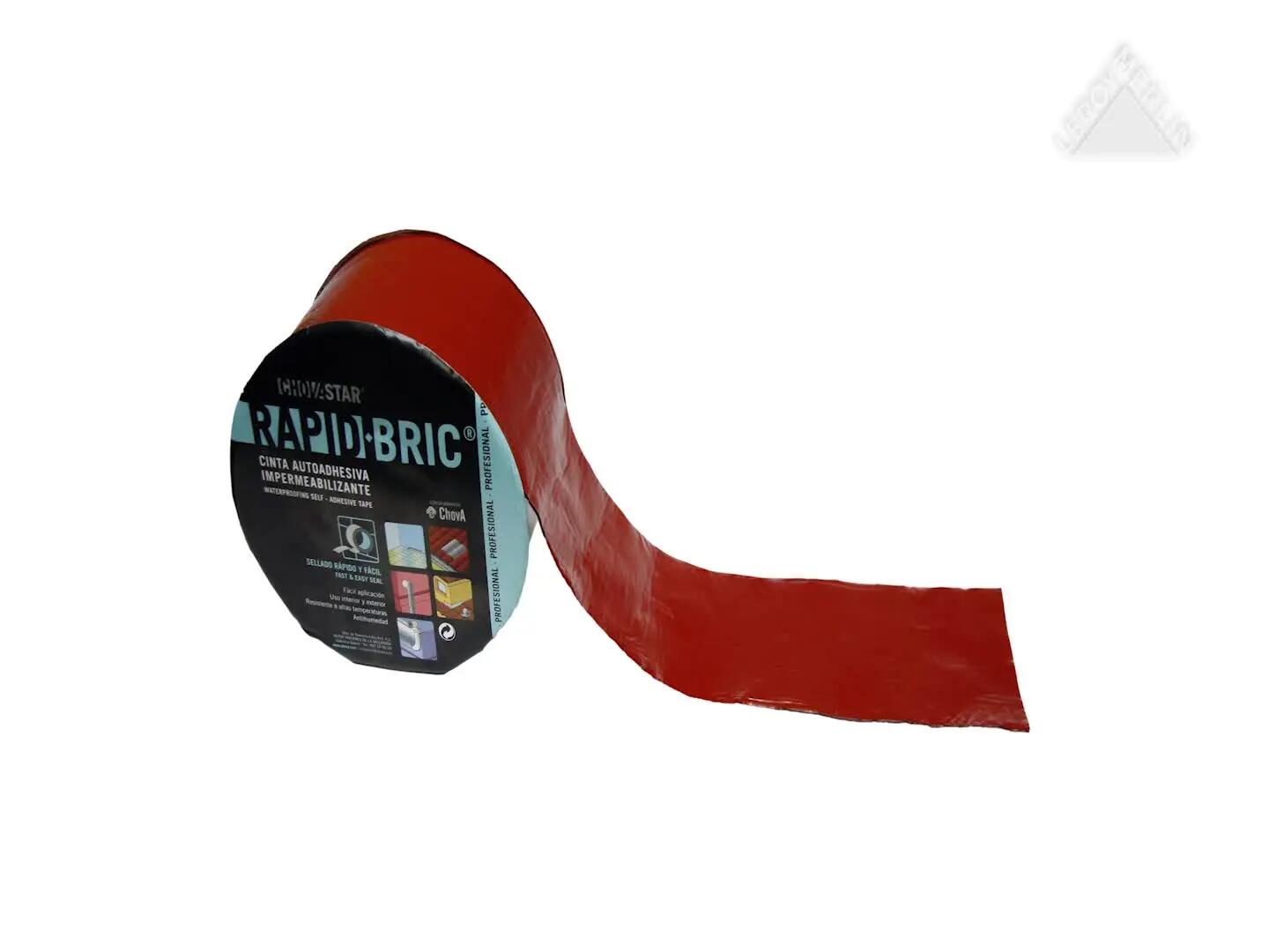 Rollo cinta asfáltica Rapid-Bric 0,15x12 m rojo teja - 2