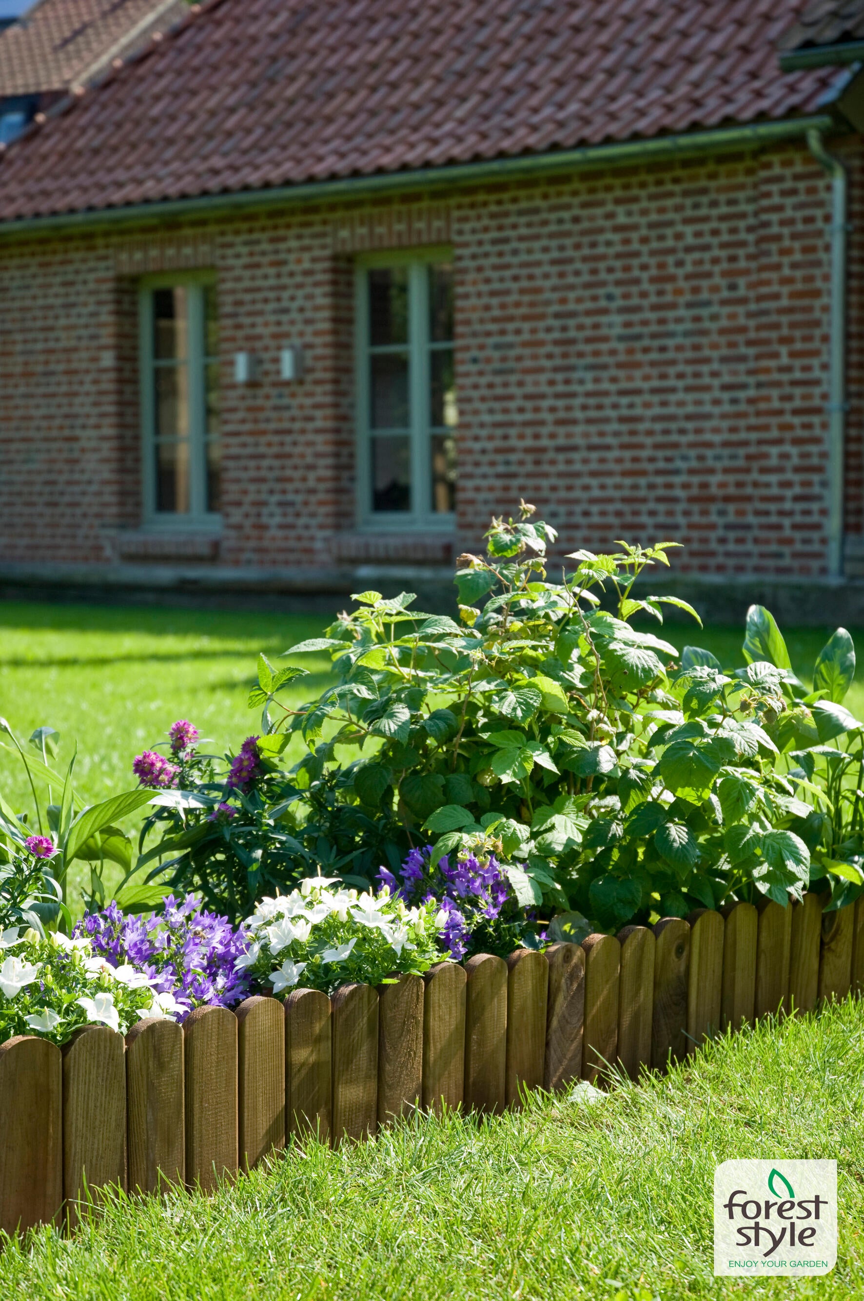 Bordura Liloux para plantar de madera 20x120 cm - 2