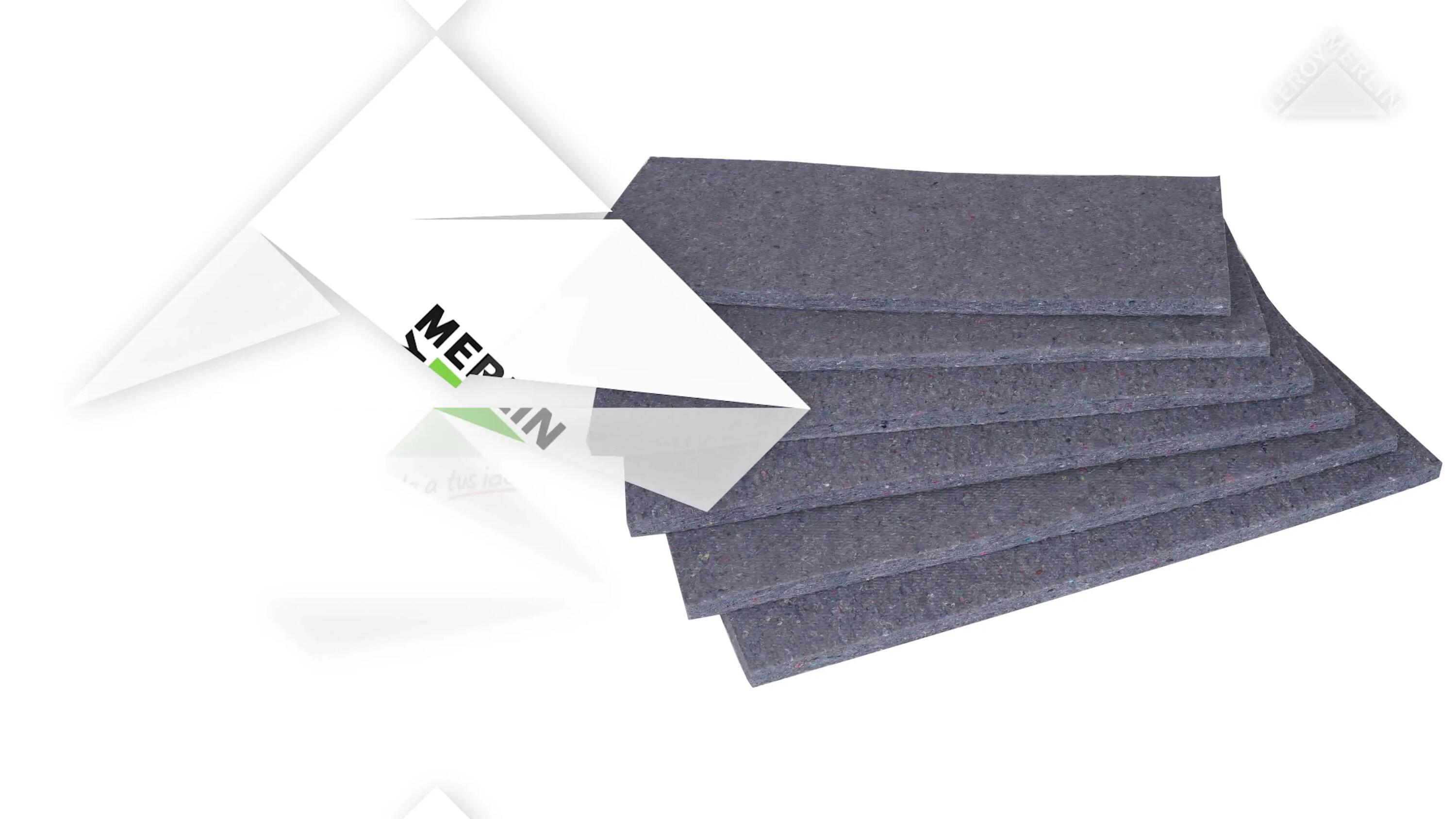 12 uds de Aislamiento textil reciclado de Algodón Superpyl 40 GEOPANNEL 1.25x0.6m Espesor 40mm R = 1.21 - 4