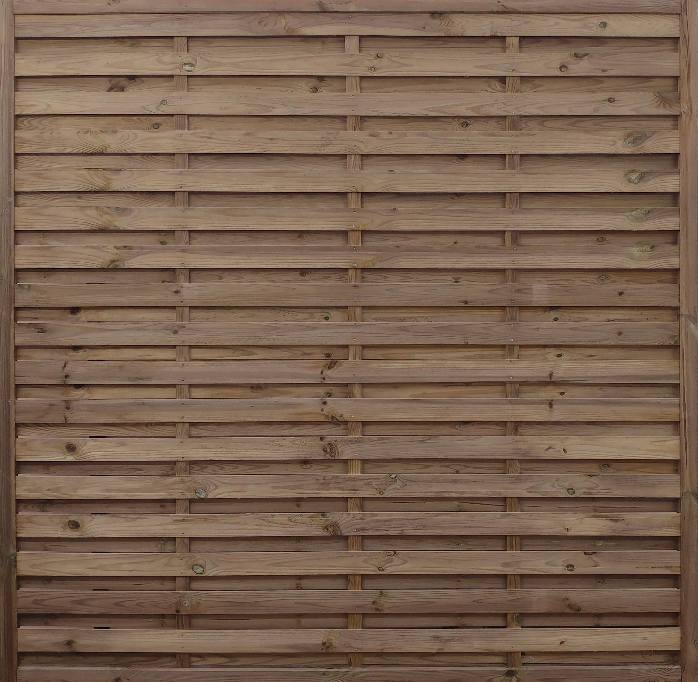 Panel trenzado de madera noa marrón tintado 180 x 180 cm