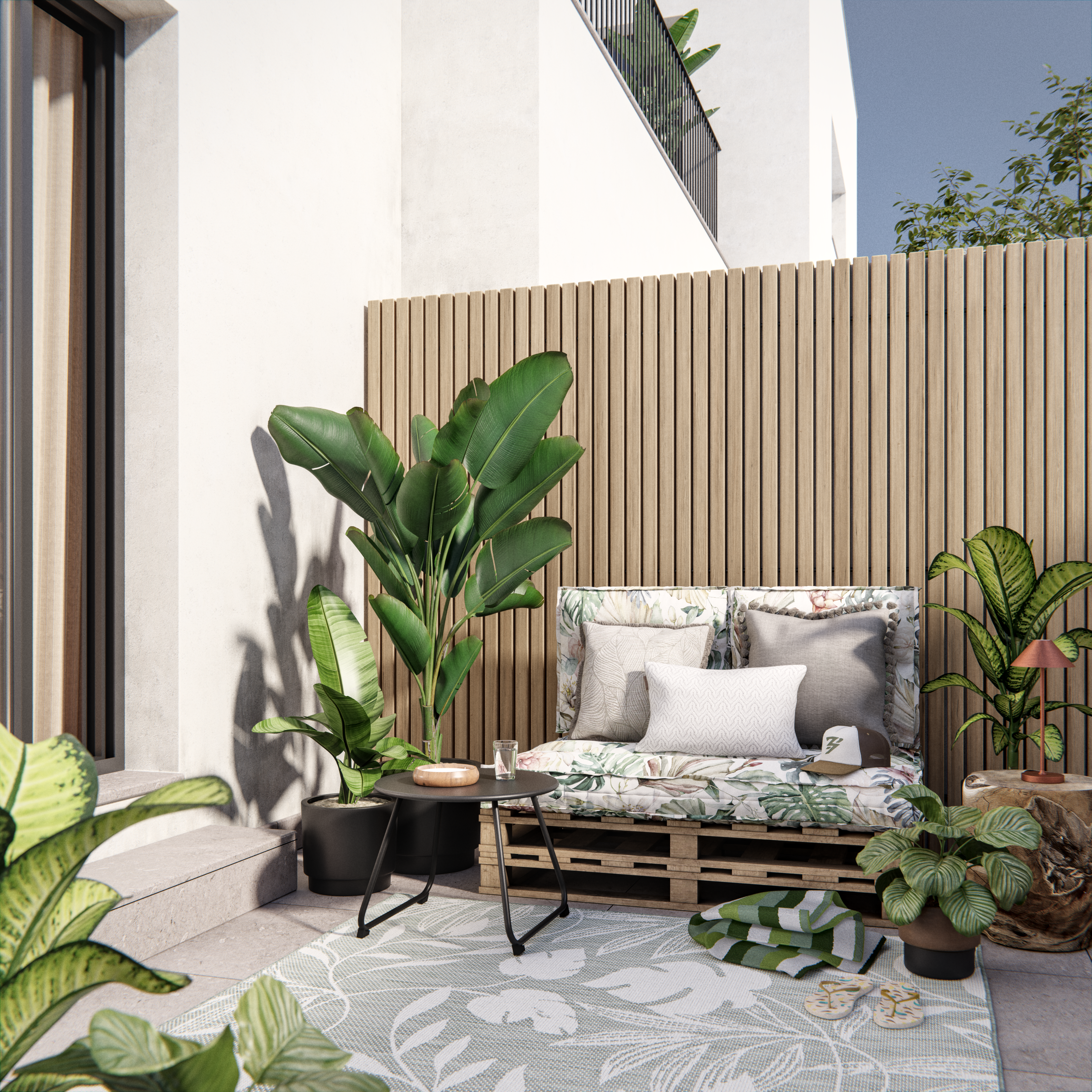 Almofada decorativa INSPIRE NEILIO 45X45CM NATURAL - 21