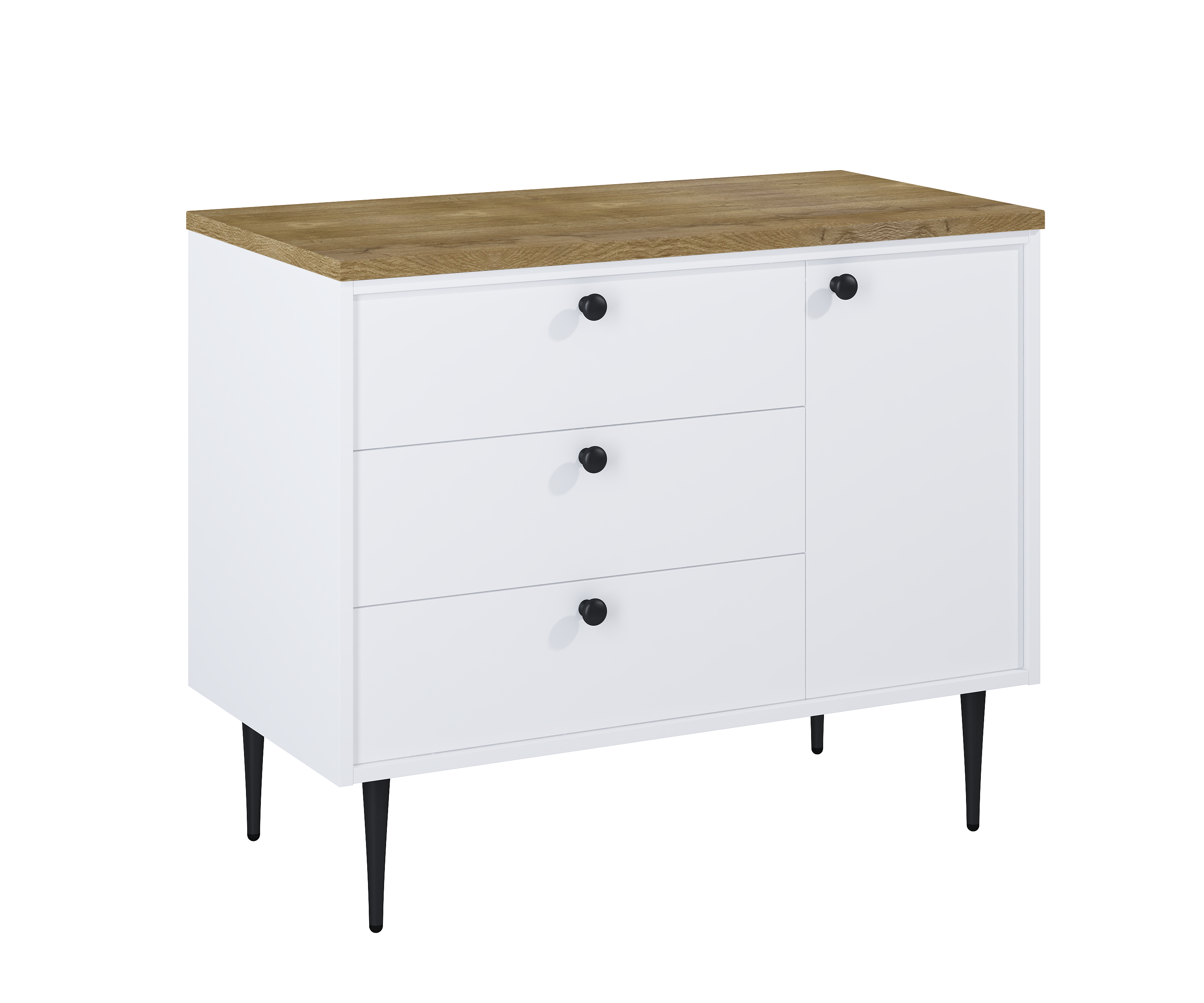 Blat łazienkowy dąb Leo 90 x 46 Elita