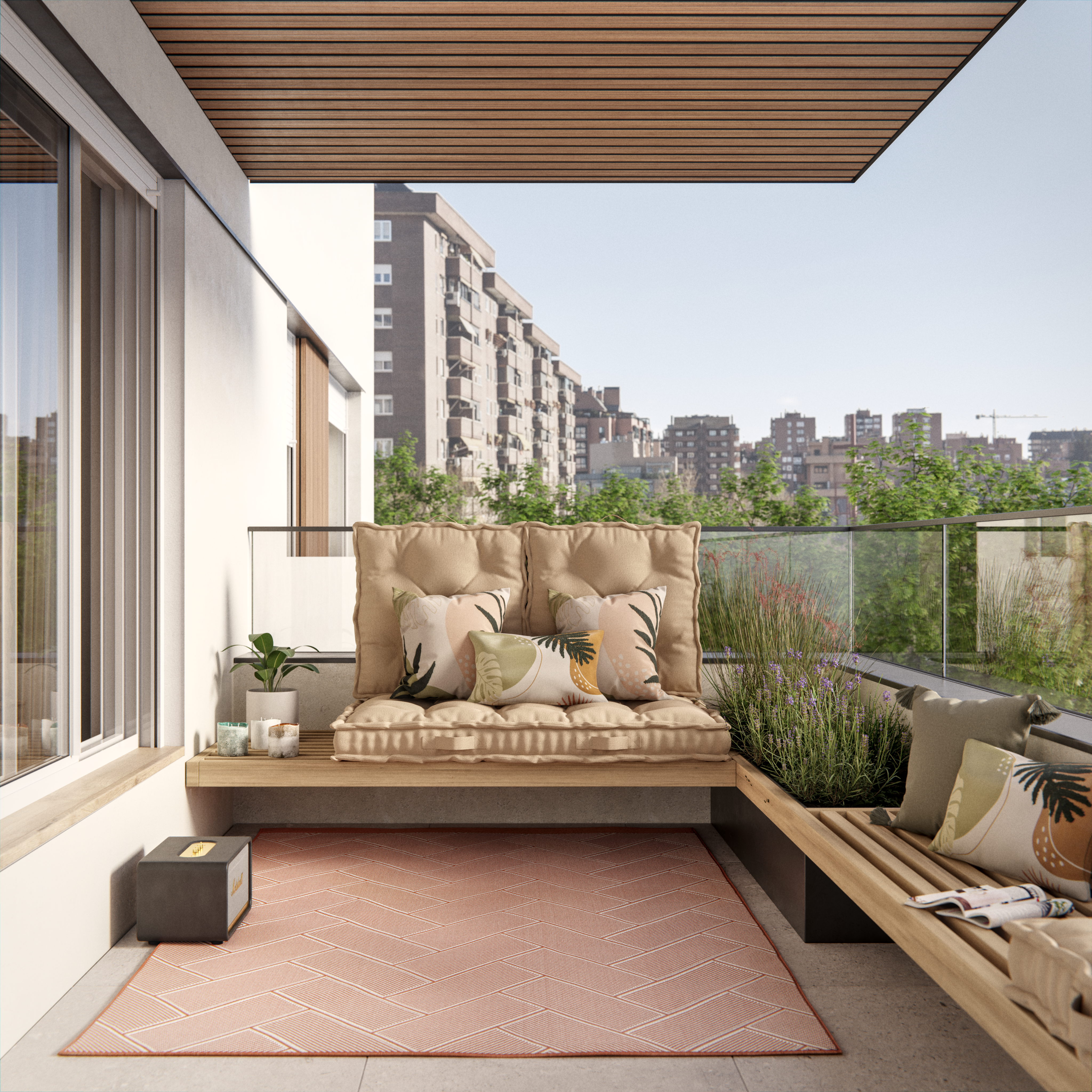 Almofada decorativa LOHEM MULTI 45X45CM INSPIRE - 7