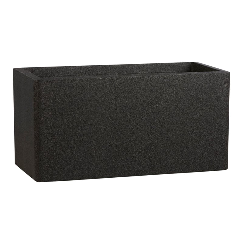 Donica IQ Long 76x38x38 cm czarna Cermax