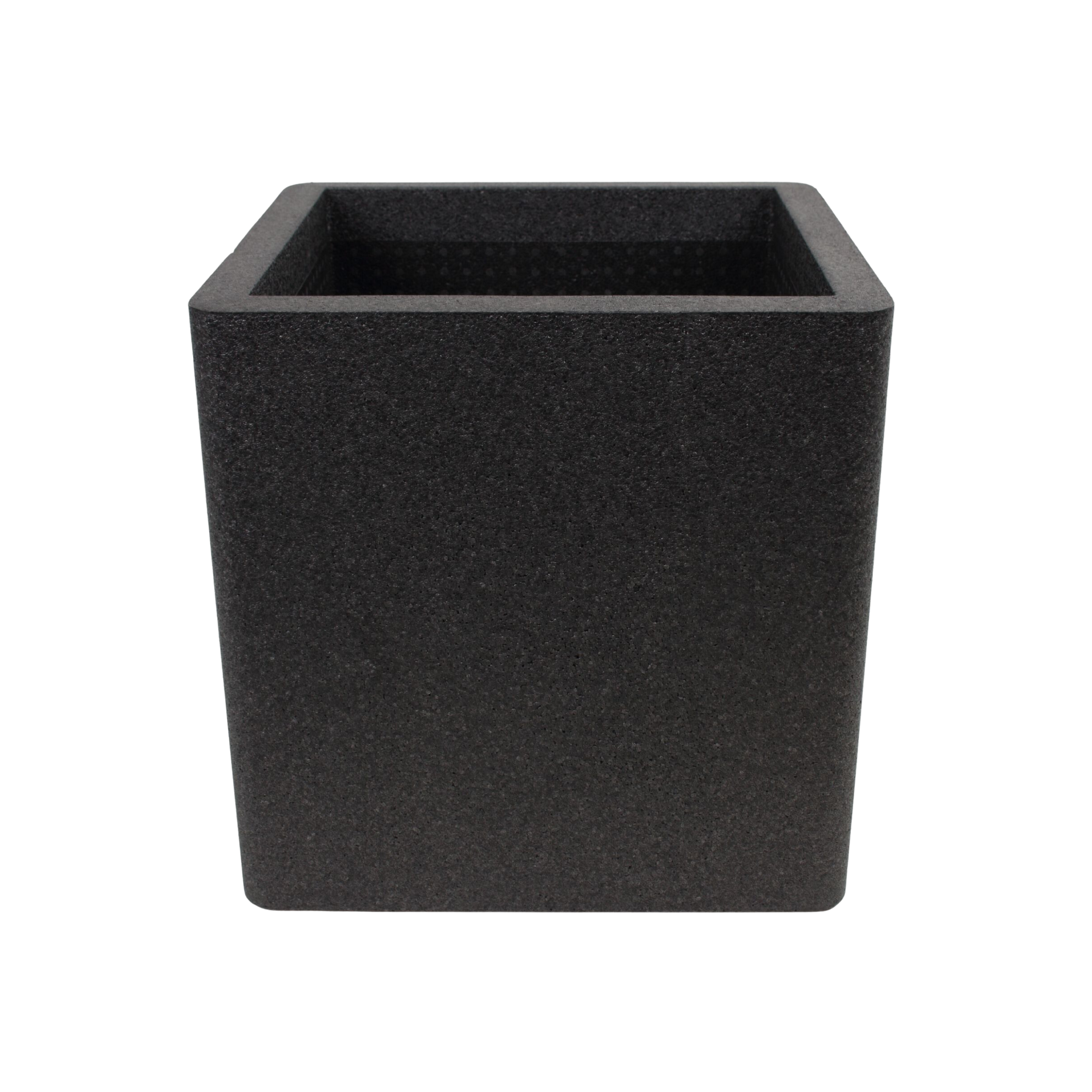 Donica IQ Cube 39x39 cm czarna Cermax