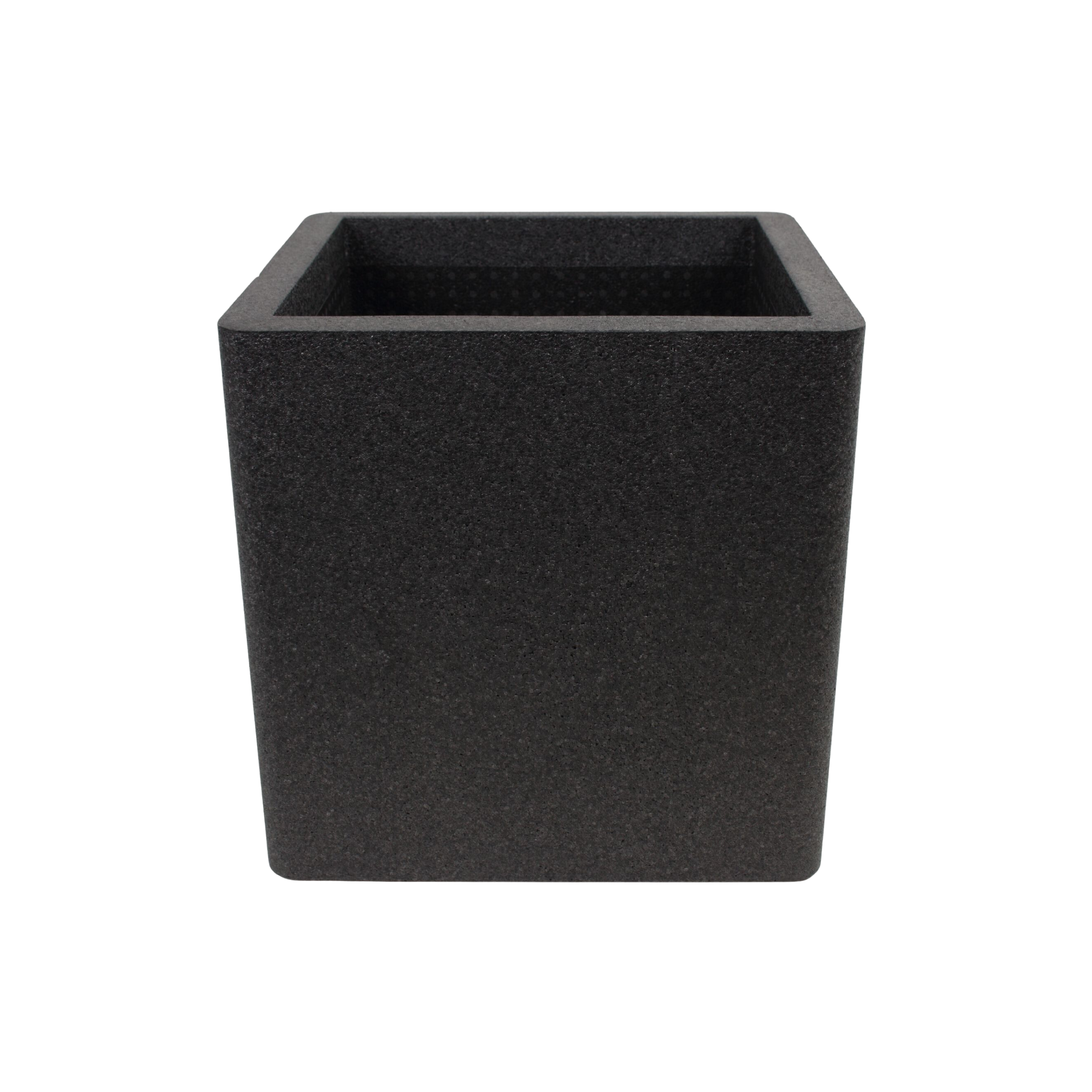 Donica IQ Cube 32x32 cm czarna Cermax