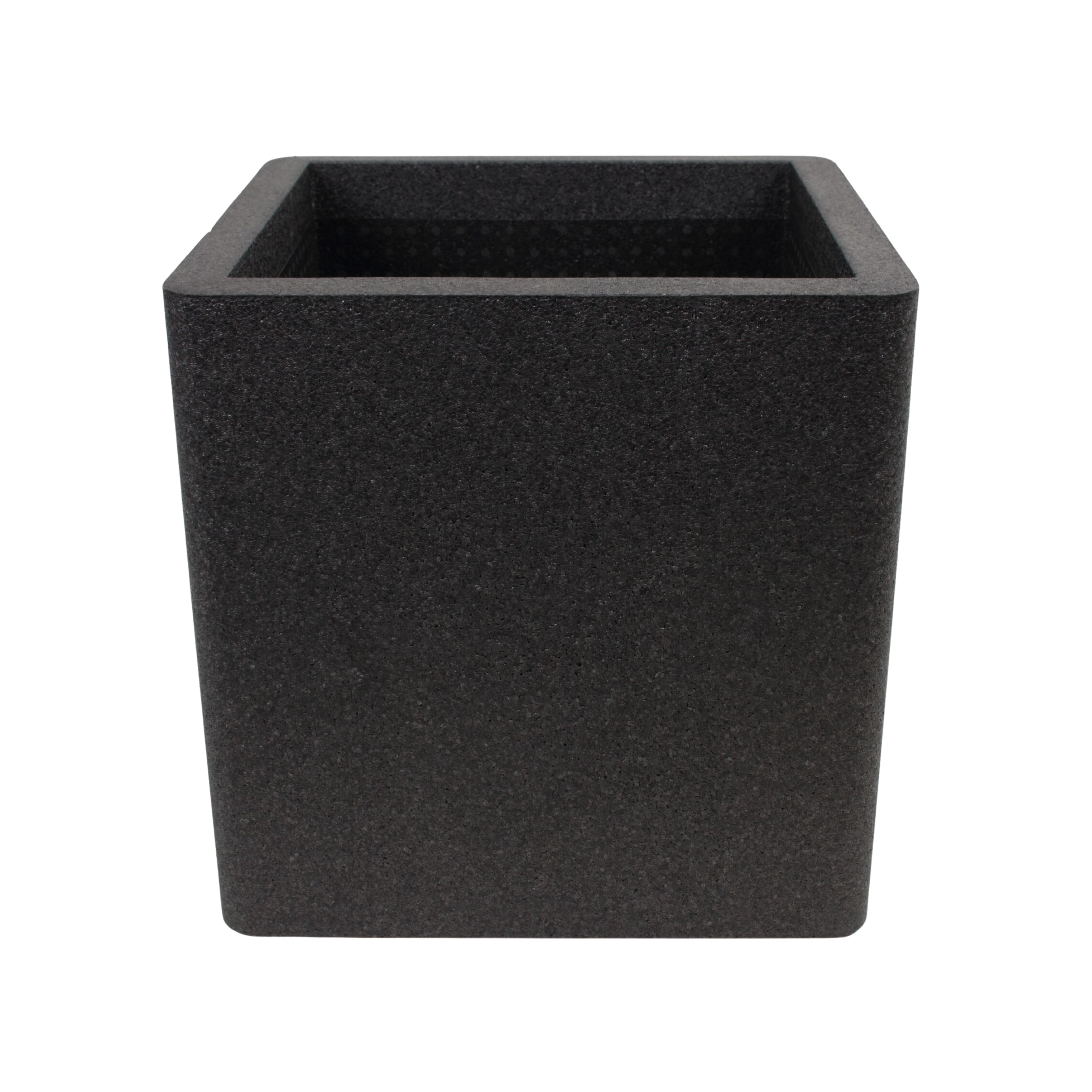 Donica IQ Cube 48x48 cm czarna Cermax