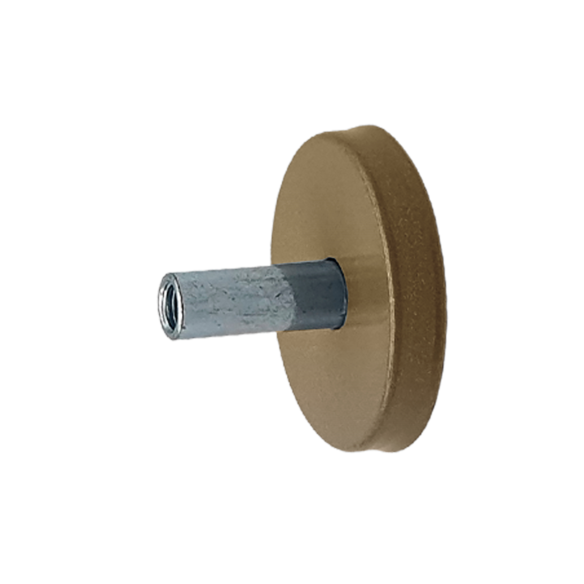 Base soporte riel redondo c/oro mate