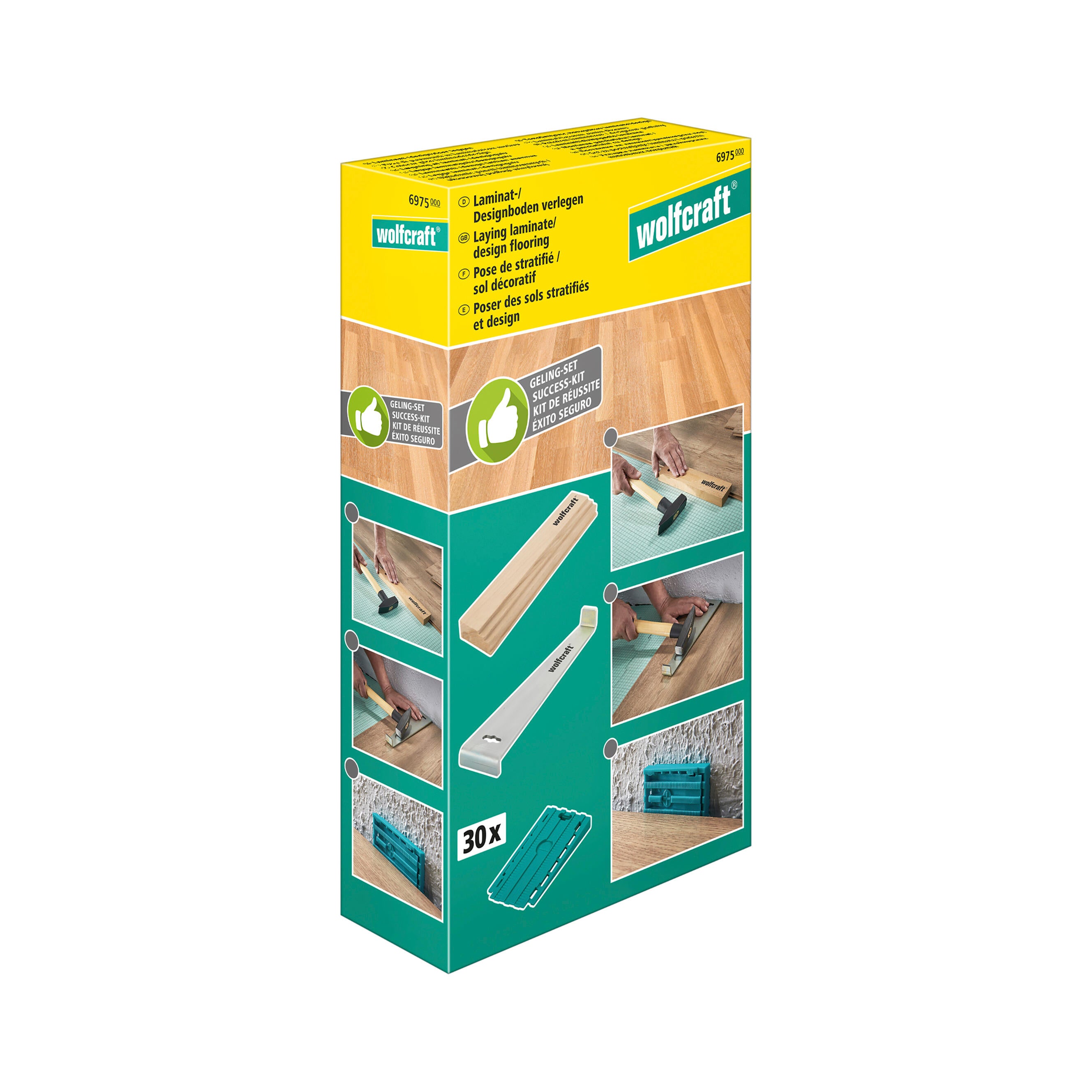 Kit outil de pose de parquet WOLFCRAFT - 4