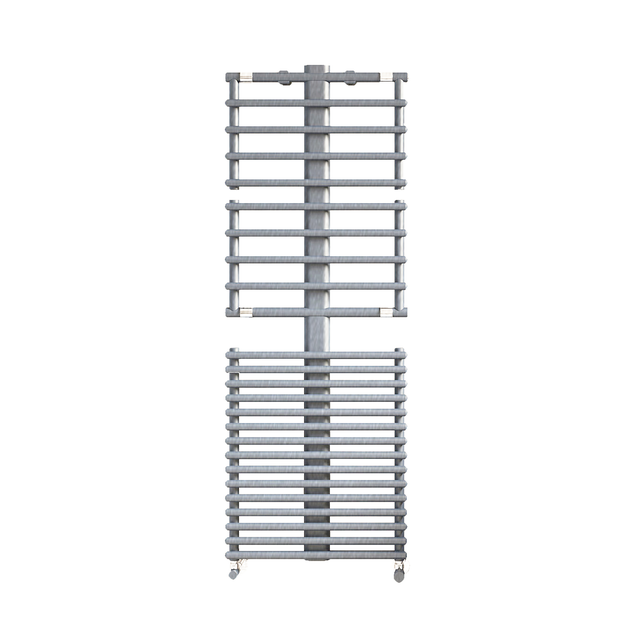 Scaldasalviette ad acqua calda IRSAP GET UP grigio perla interasse 500 mm, L 55 x H 107.6 cm