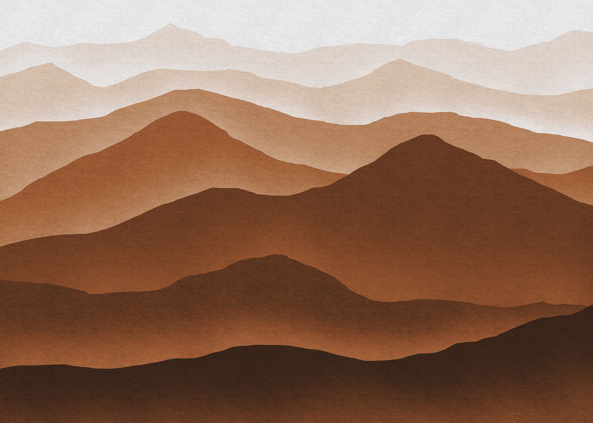 Papier peint panoramique Dunes marron l.350 x H.250 cm - 2