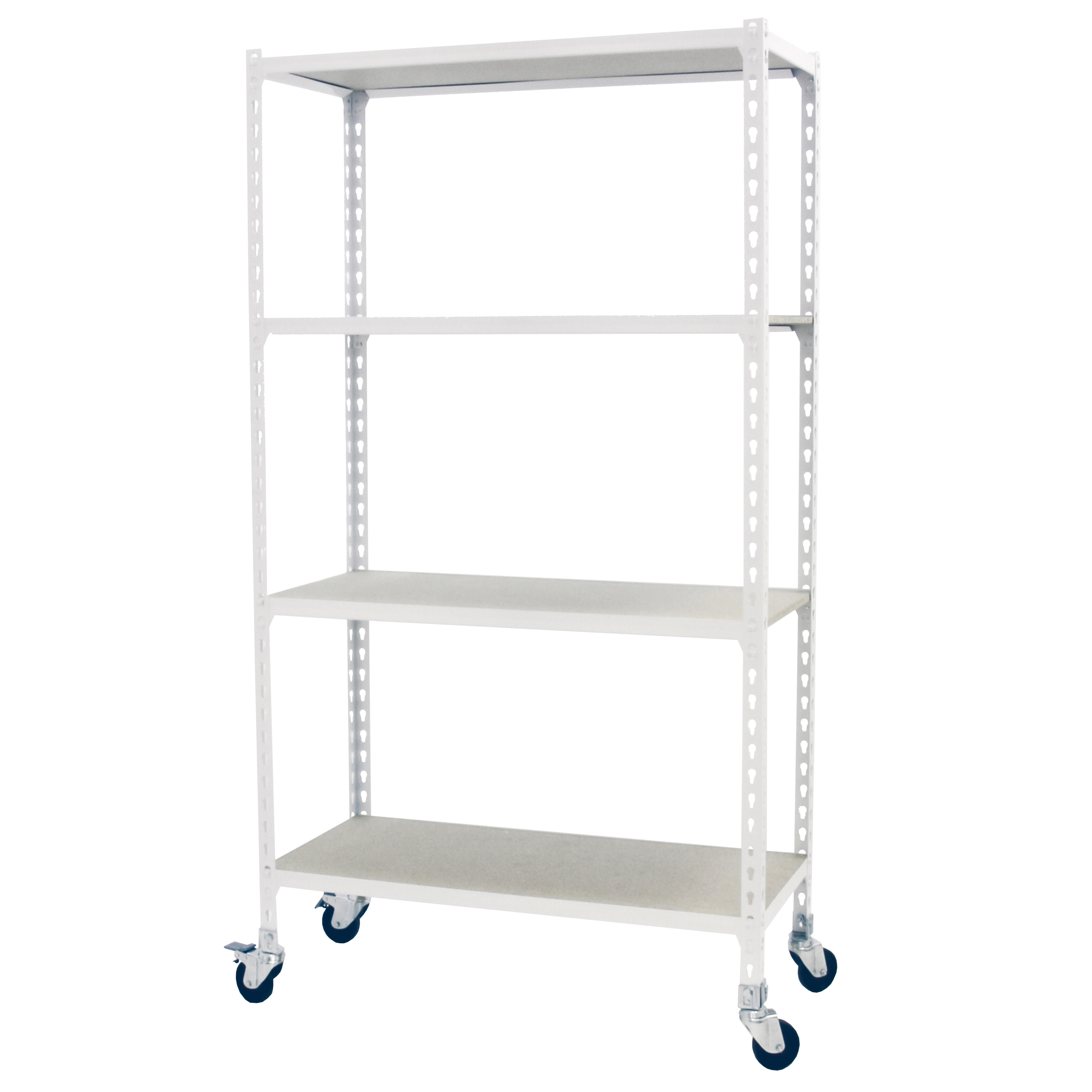 Estanteria sin tornillos maderclick movil blanca mini 4/30