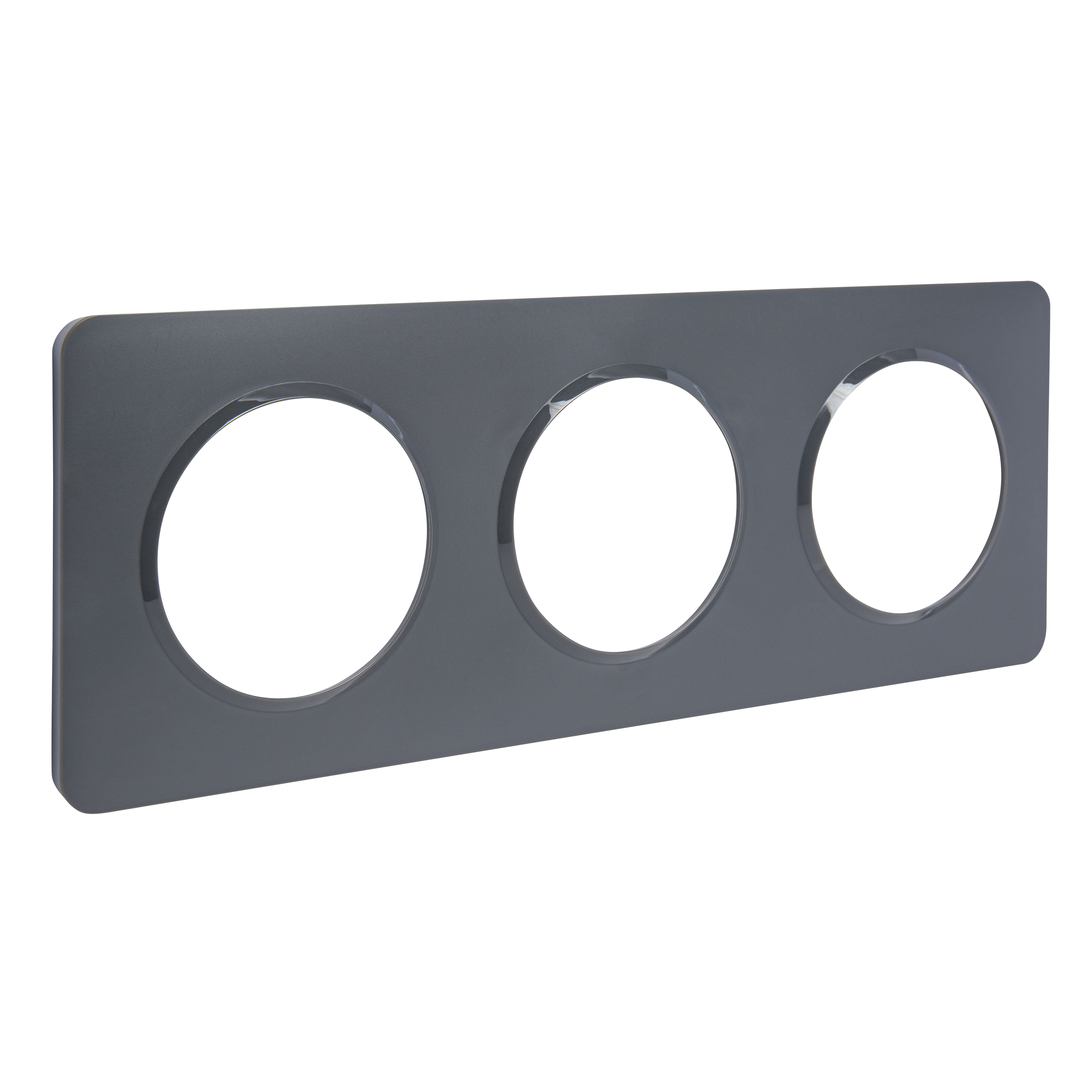 Plaque triple Lumia, LEXMAN, anthracite paris 2 - 3