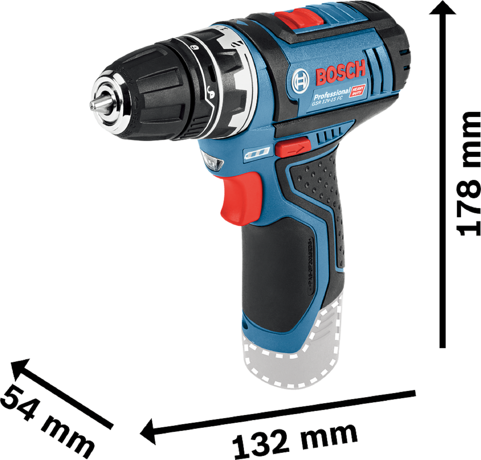 Aparafusadora sem fios 12 v Bosch Professional GSR 12V-15 - 4