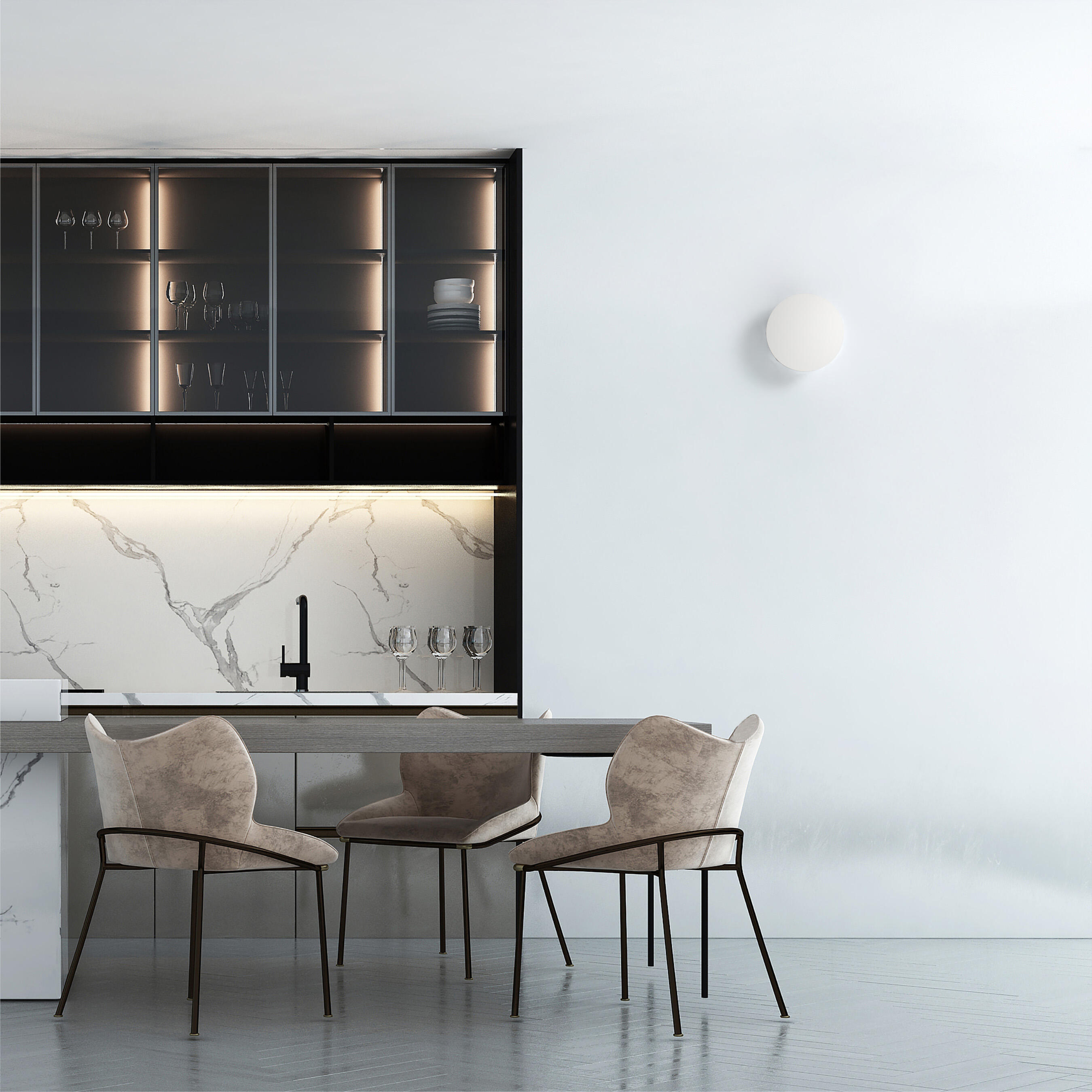 Aplique INSPIRE Torvi blanco LED blanco neutro - 10