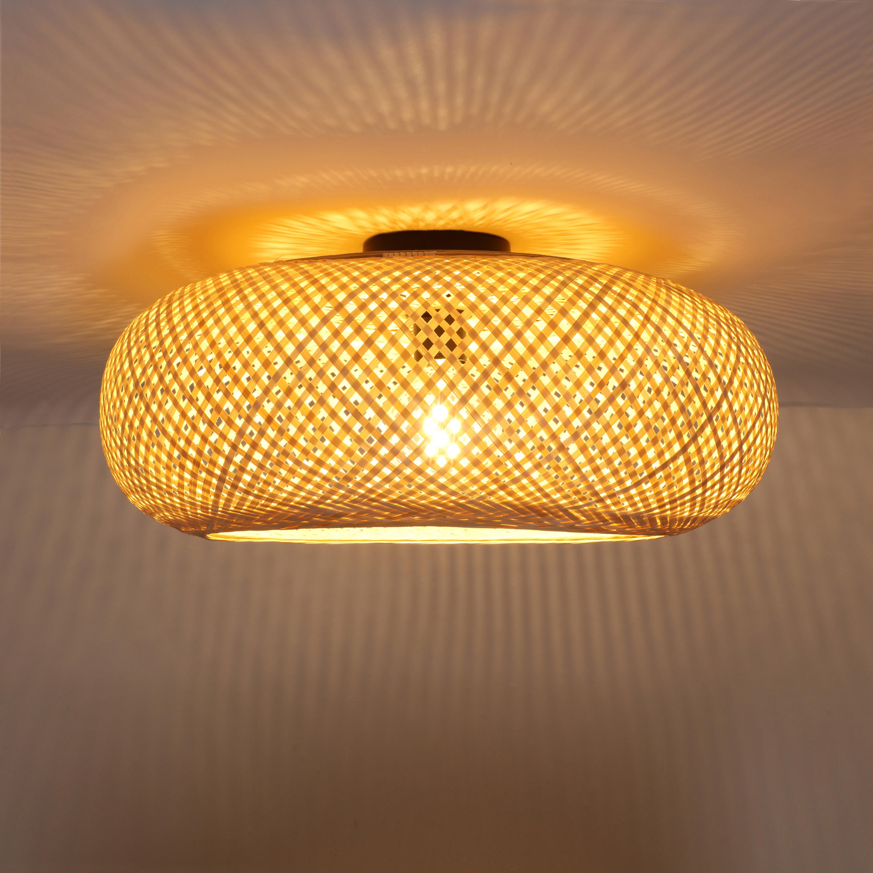 Lampa sufitowa Manisa bambus E27 Inspire - 12