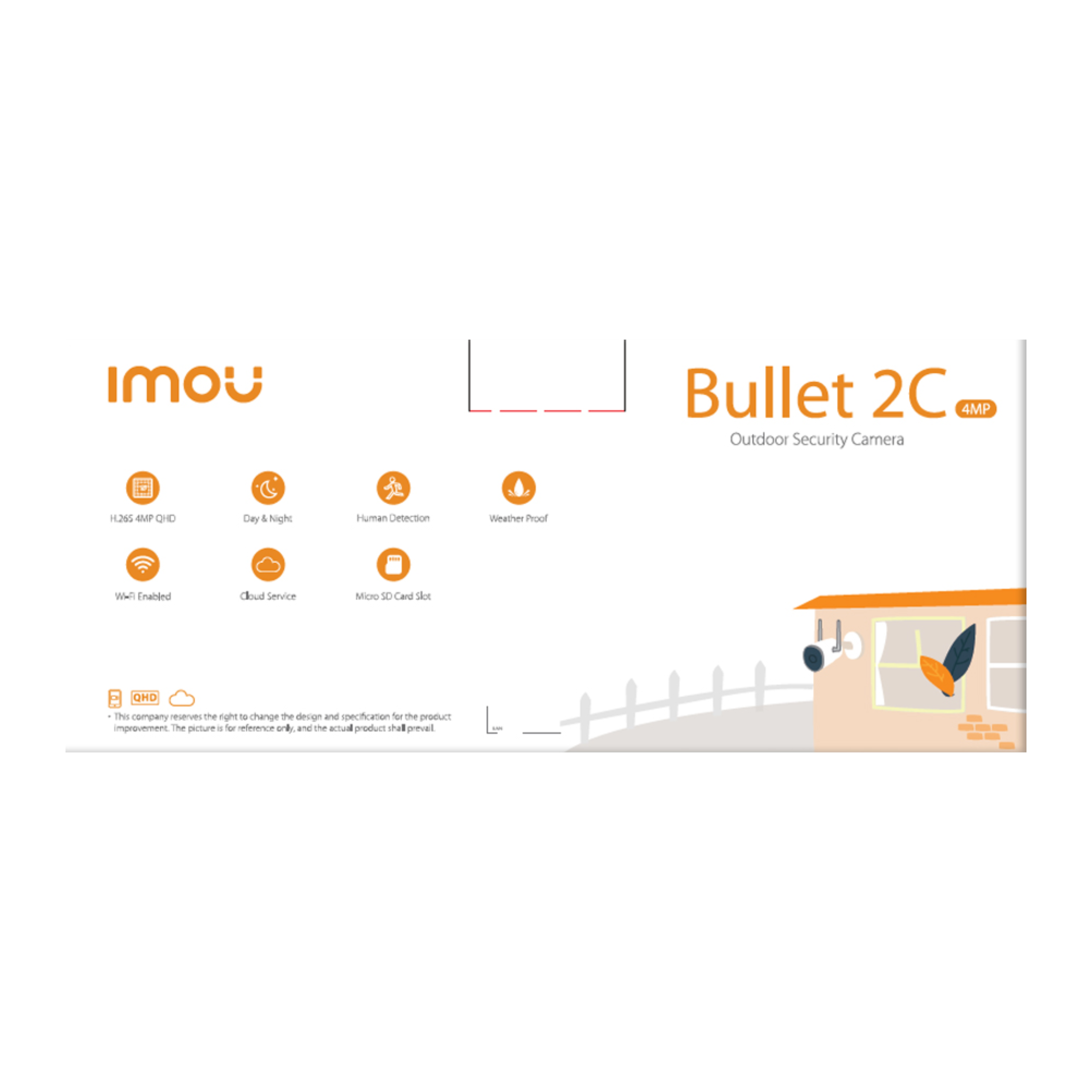 Kamera zewnętrzna BULLET 2C WiFi IPC-F42P IMOU - 6