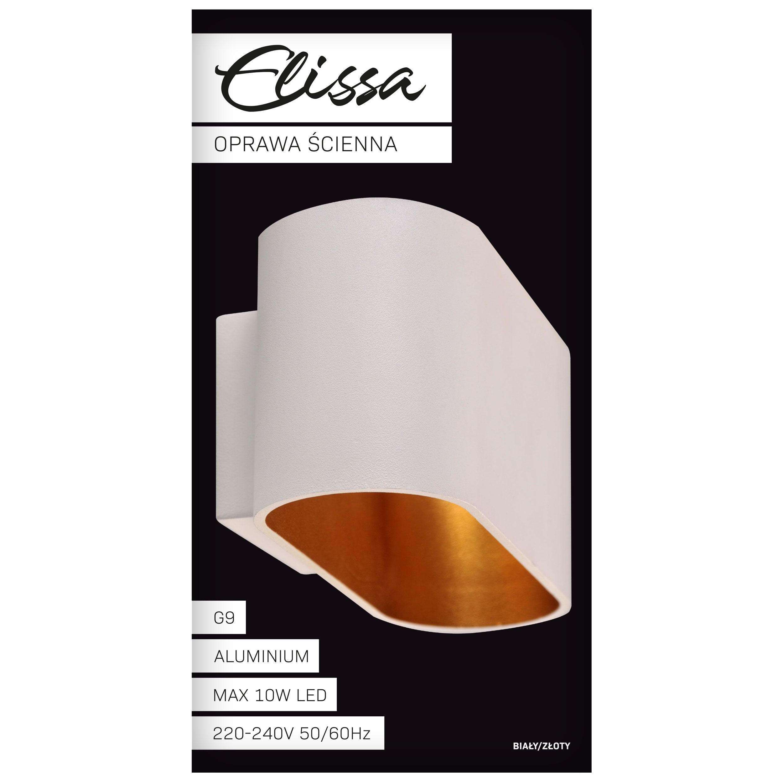 Kinkiet Elissa biało-złoty G9 Goldlux - 8